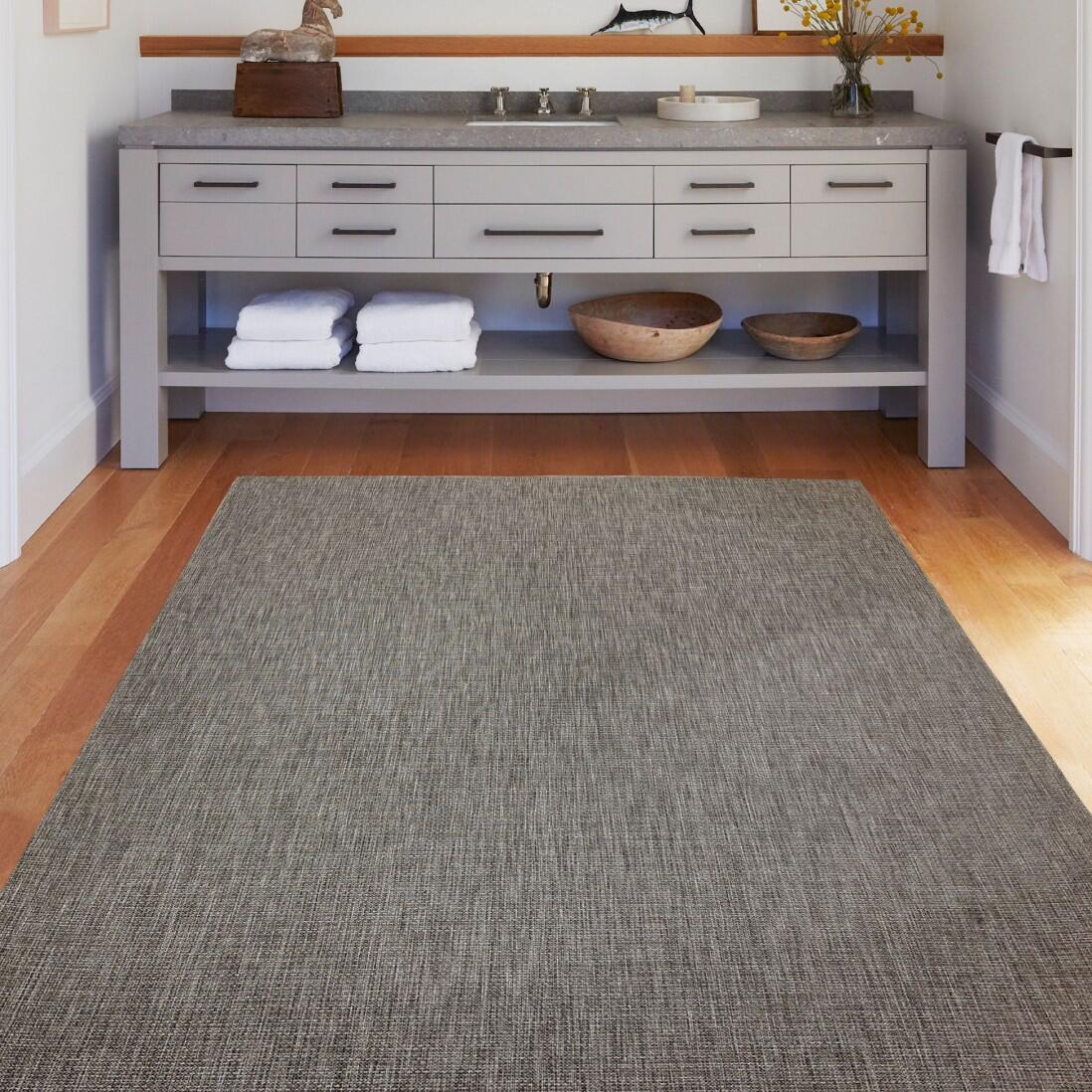 Tapete pvc 80x150cm denon largo castanho - 3