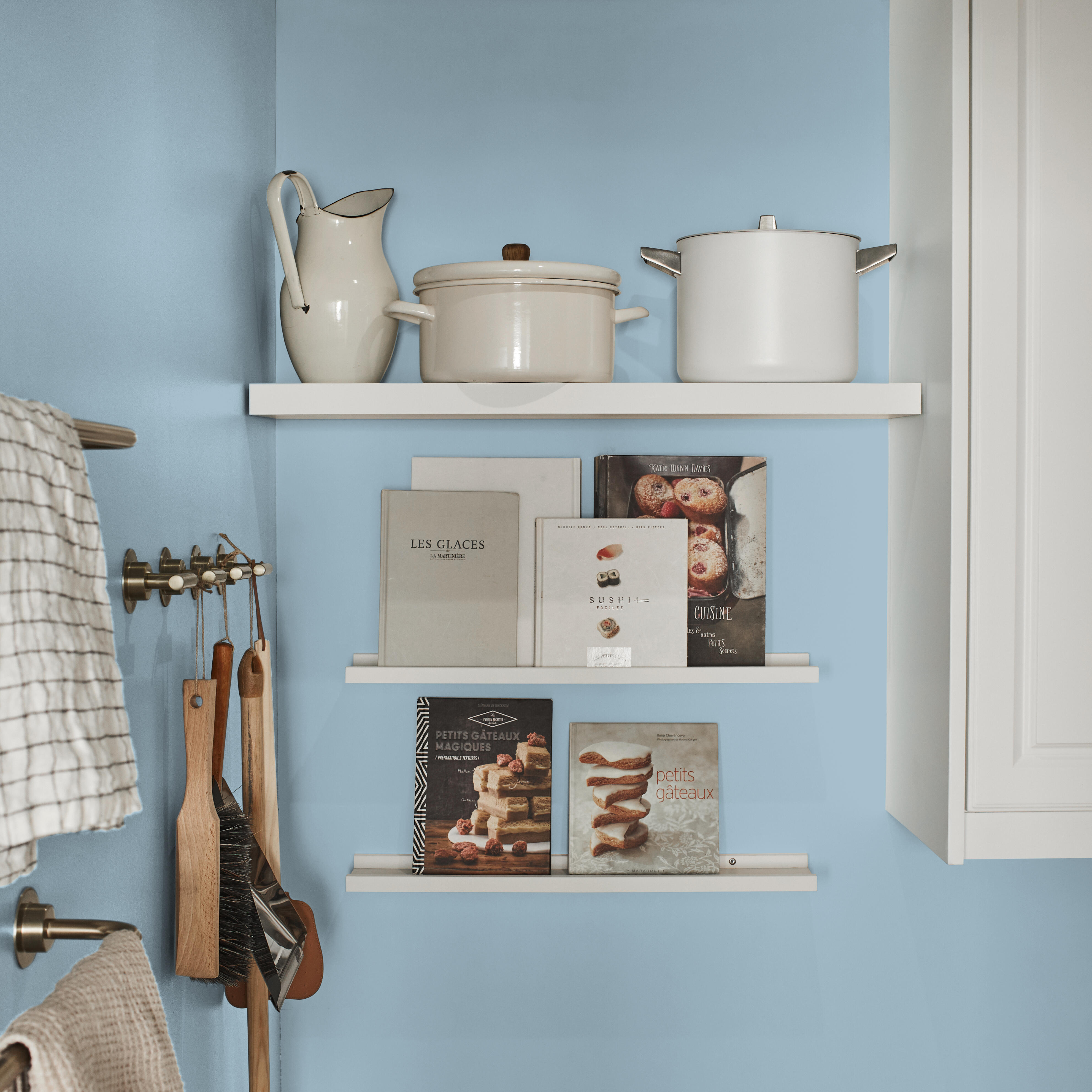 Peinture mur, boiserie fjord 5 satin LUXENS Cuisine et bain 2L - 3