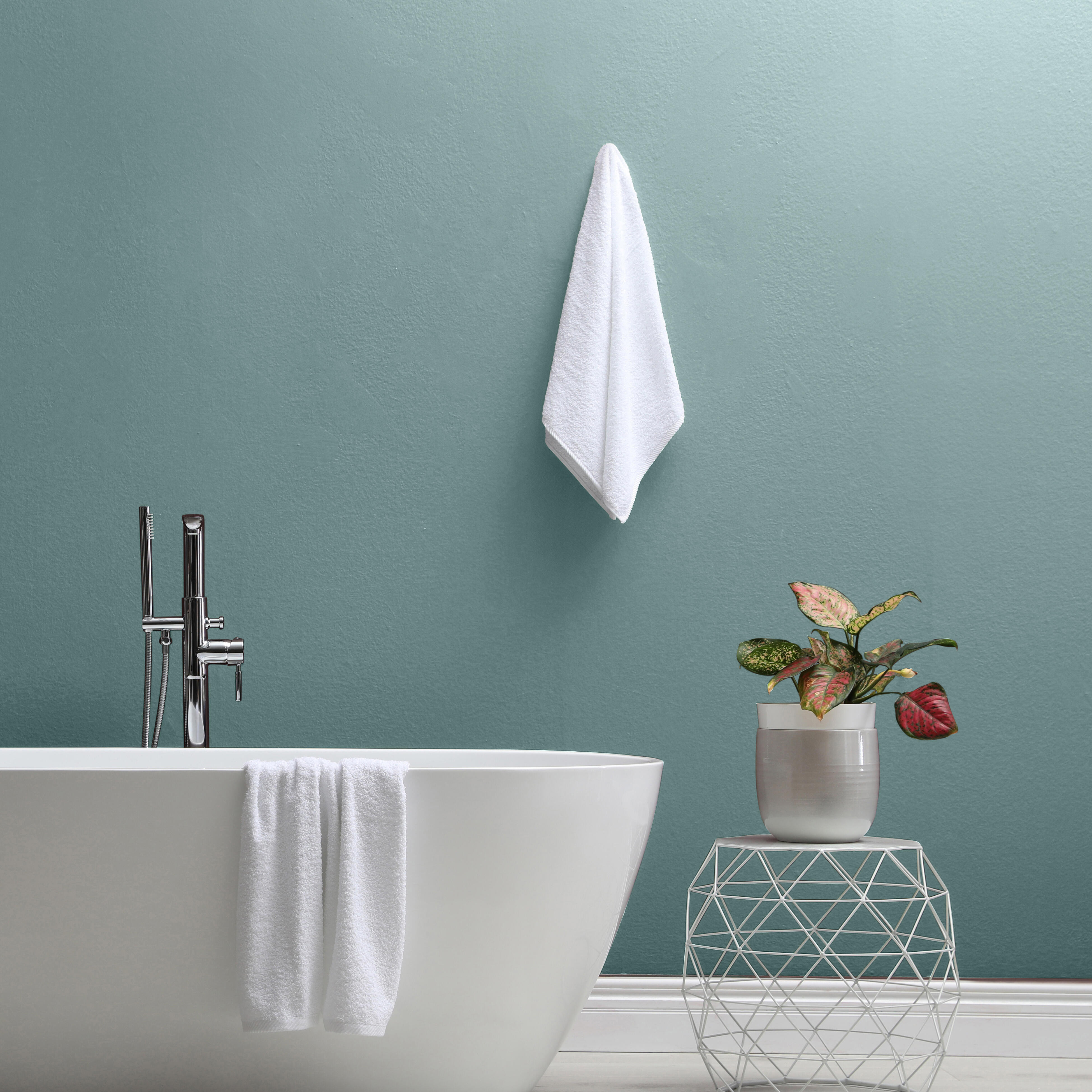 Peinture mur, boiserie celadon 4 satin LUXENS Cuisine et bain 0.75L - 3