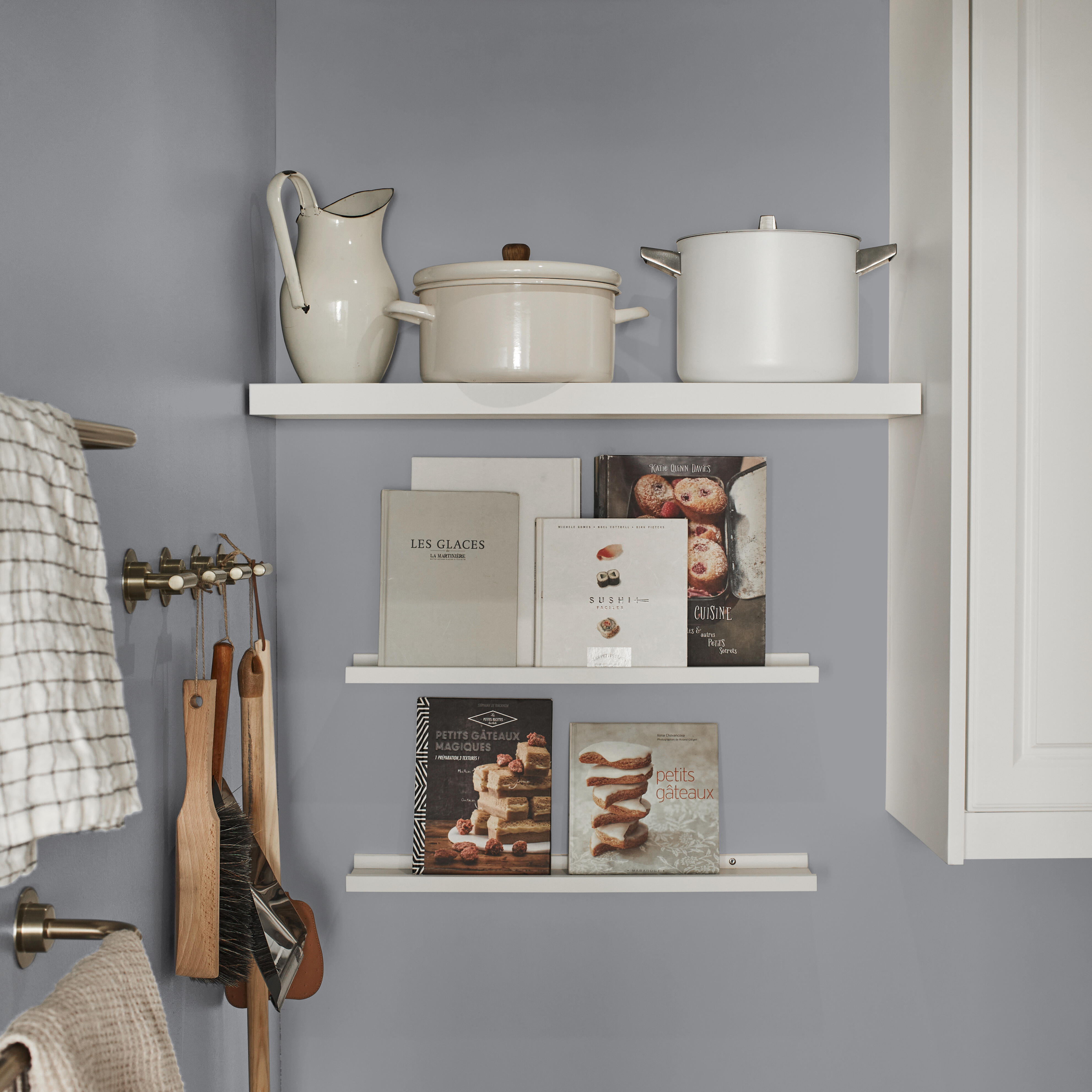 Peinture mur, boiserie granit 3 satin LUXENS Cuisine et bain 2L - 3