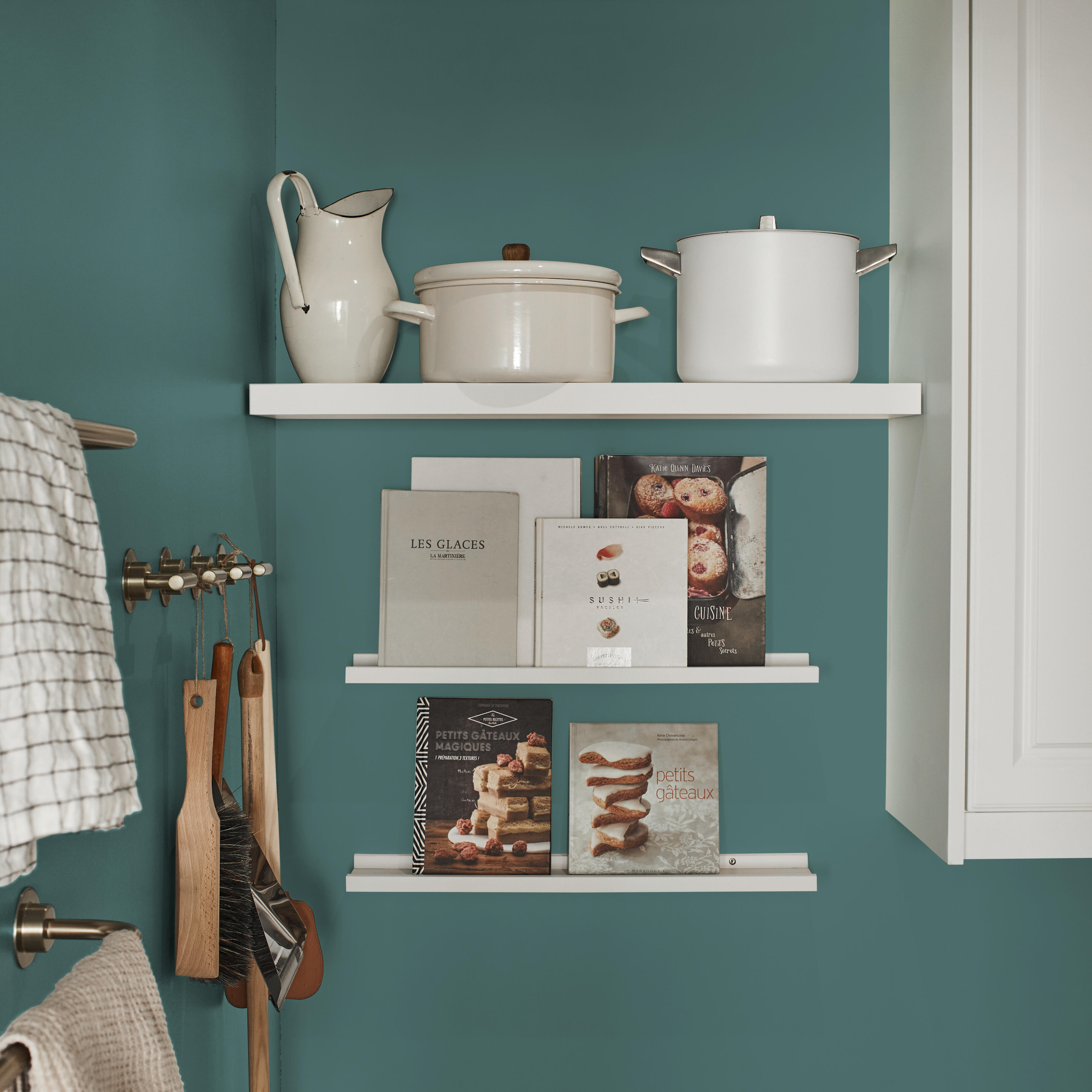 Peinture mur, boiserie laguna 2 satin LUXENS Cuisine et bain 2L - 4