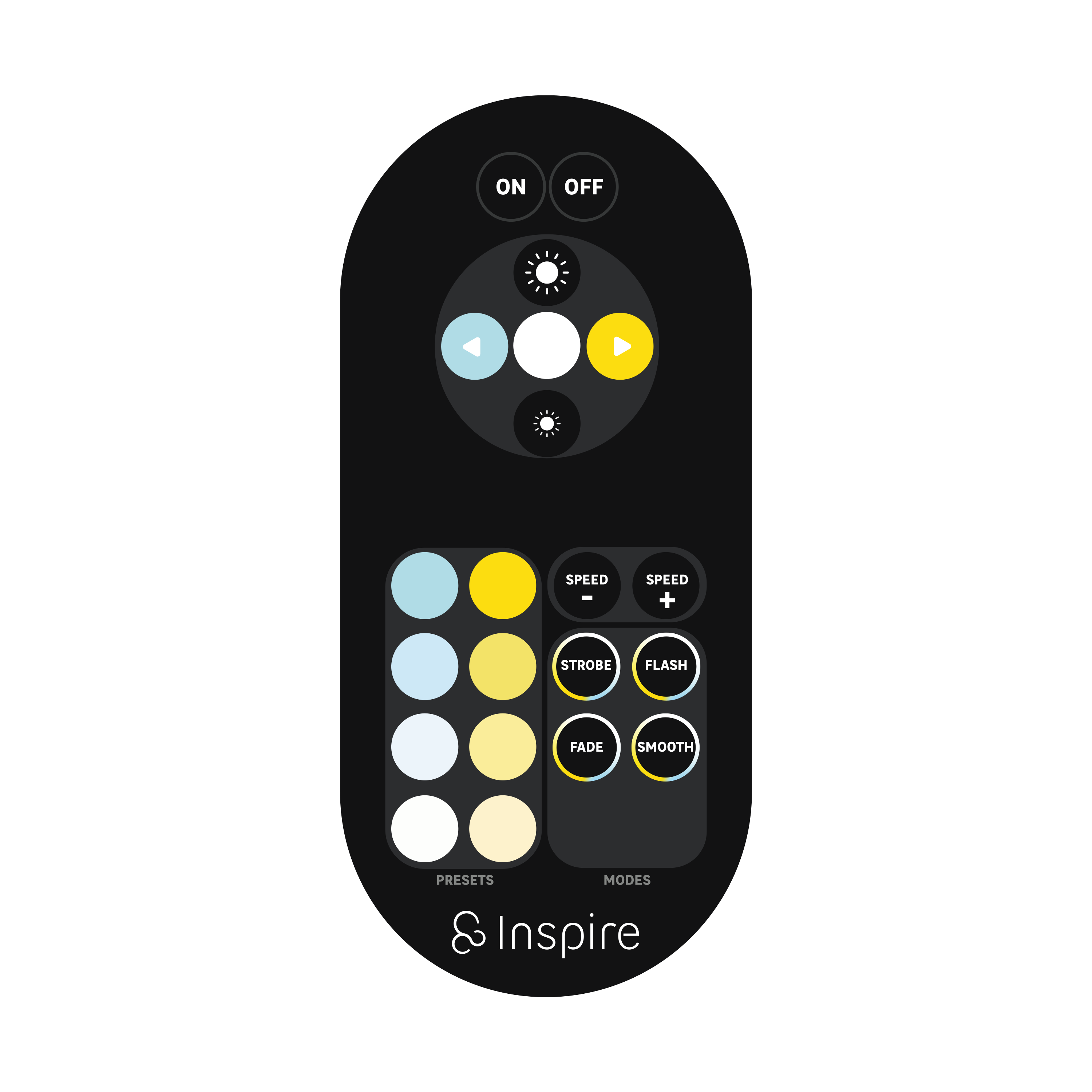 Luminaire LED Lettre T Pour Mur, Télécommande Multicolore, Chapiteau 8,75"