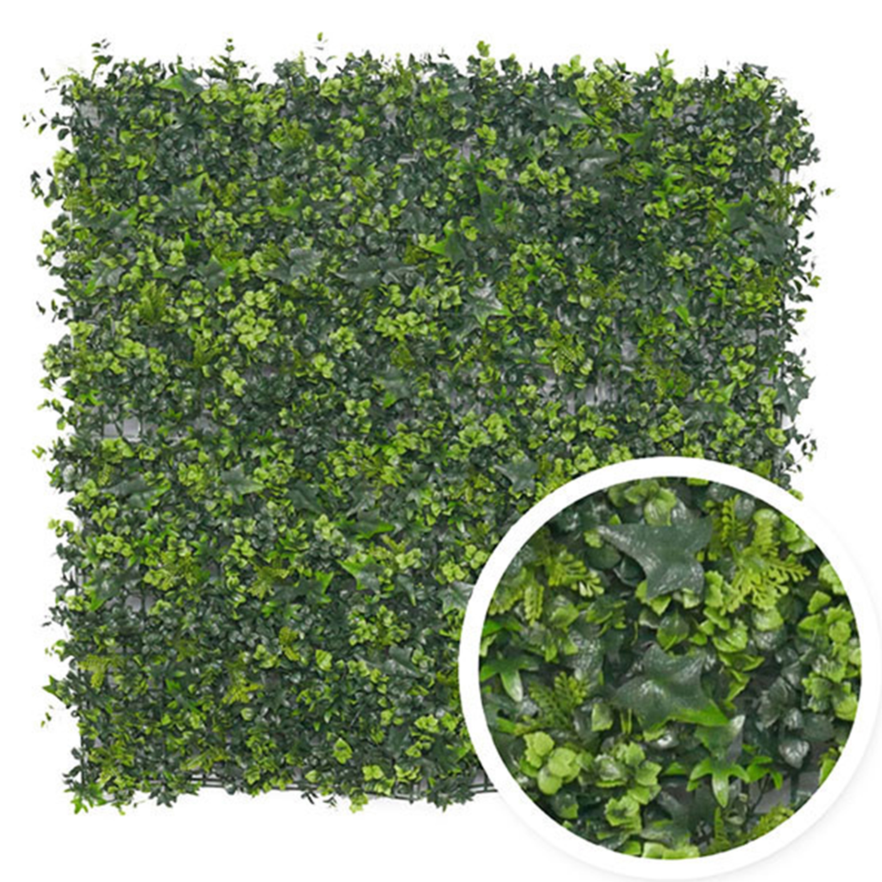 Mur végétal artificiel lierre, H.1 x L.1 m, FRANCE GREEN - 7