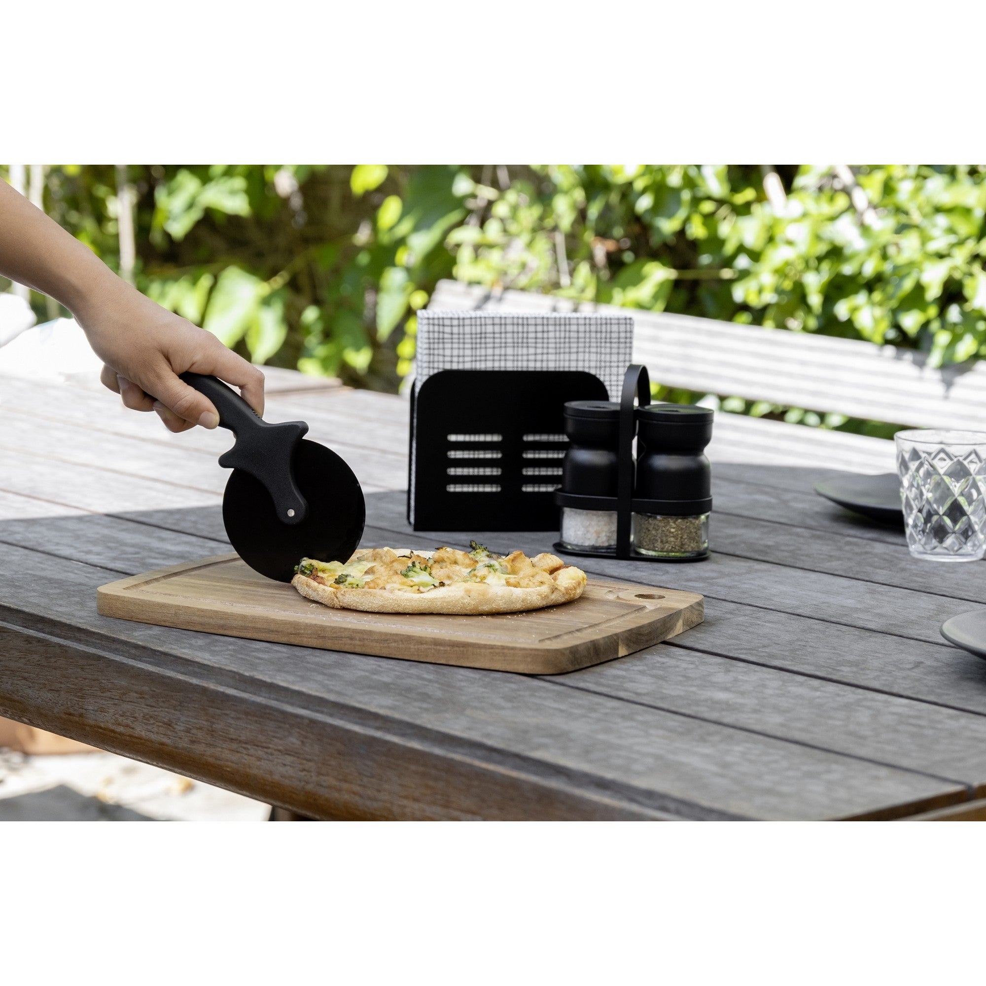 Corta pizza VOLO negro mango ergonómico WENKO - 2
