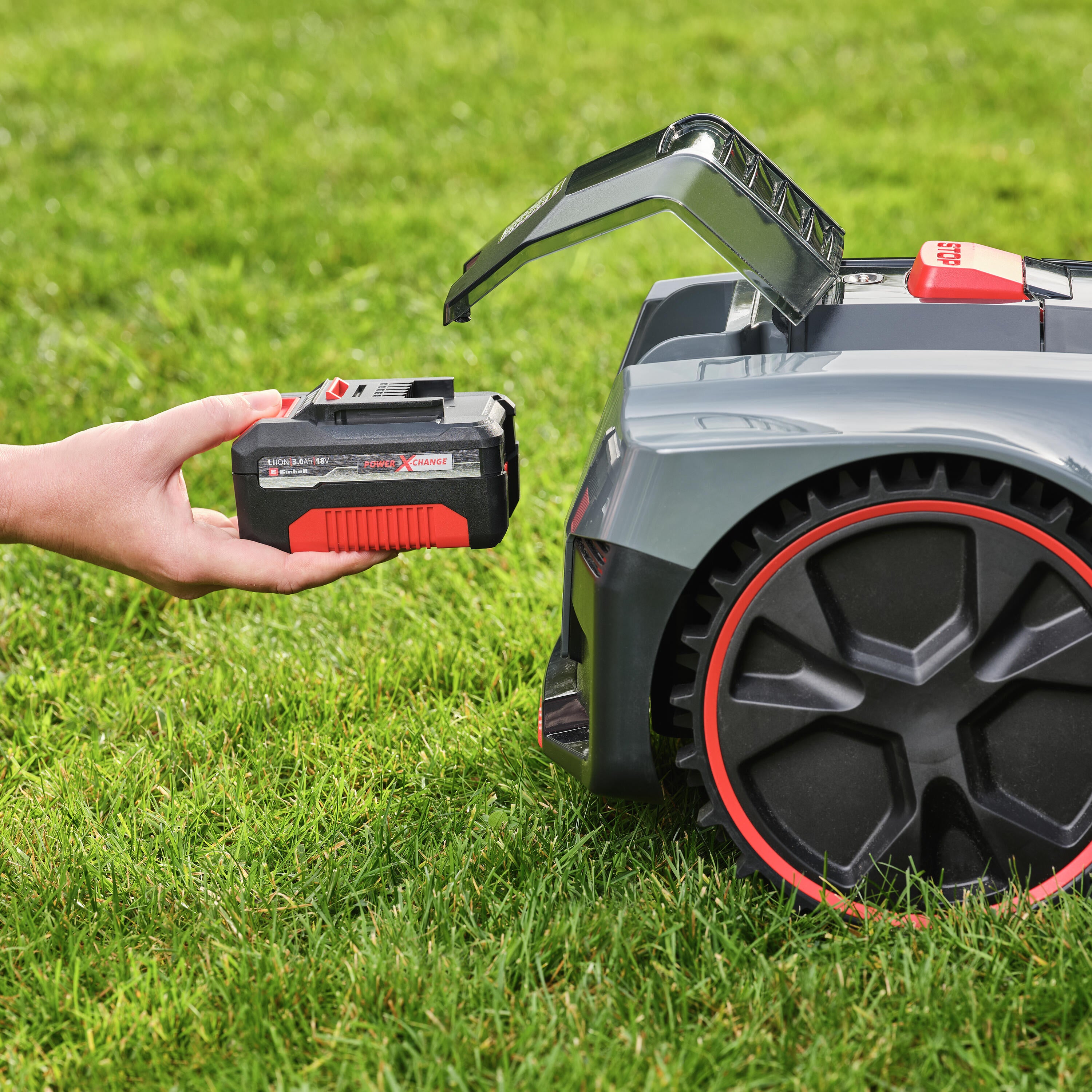 Robot tagliaerba STERWINS con filo perimetrale larghezza di taglio 18 cm - 16