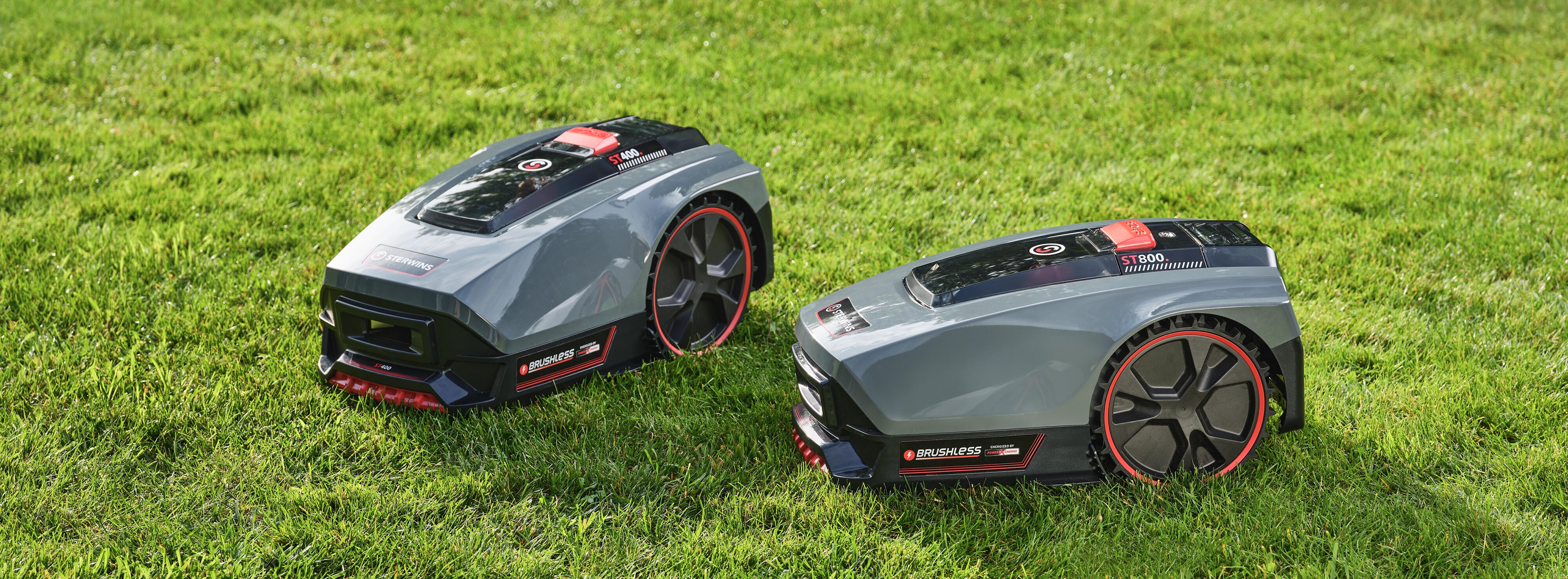 Robot tagliaerba STERWINS con filo perimetrale larghezza di taglio 18 cm - 6