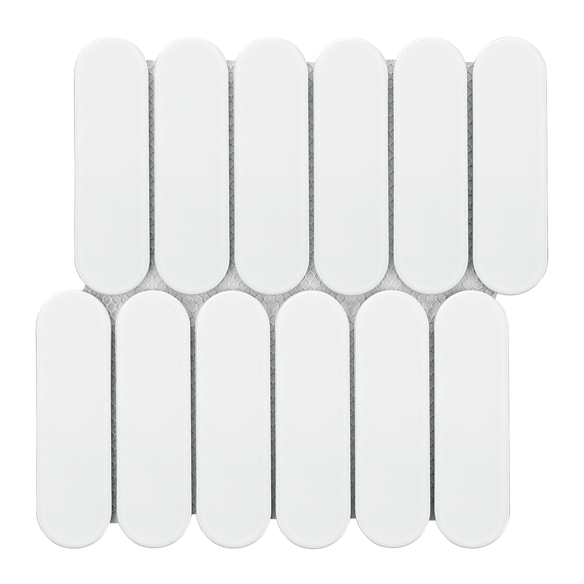 Mozaika Gelule White Glossy 29 X 29.3 Artens
