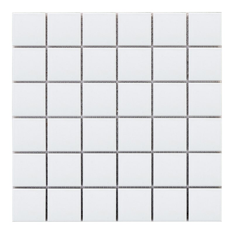 Mozaika Kiel White Ceramic Mat 30.3 X 30.3 Artens
