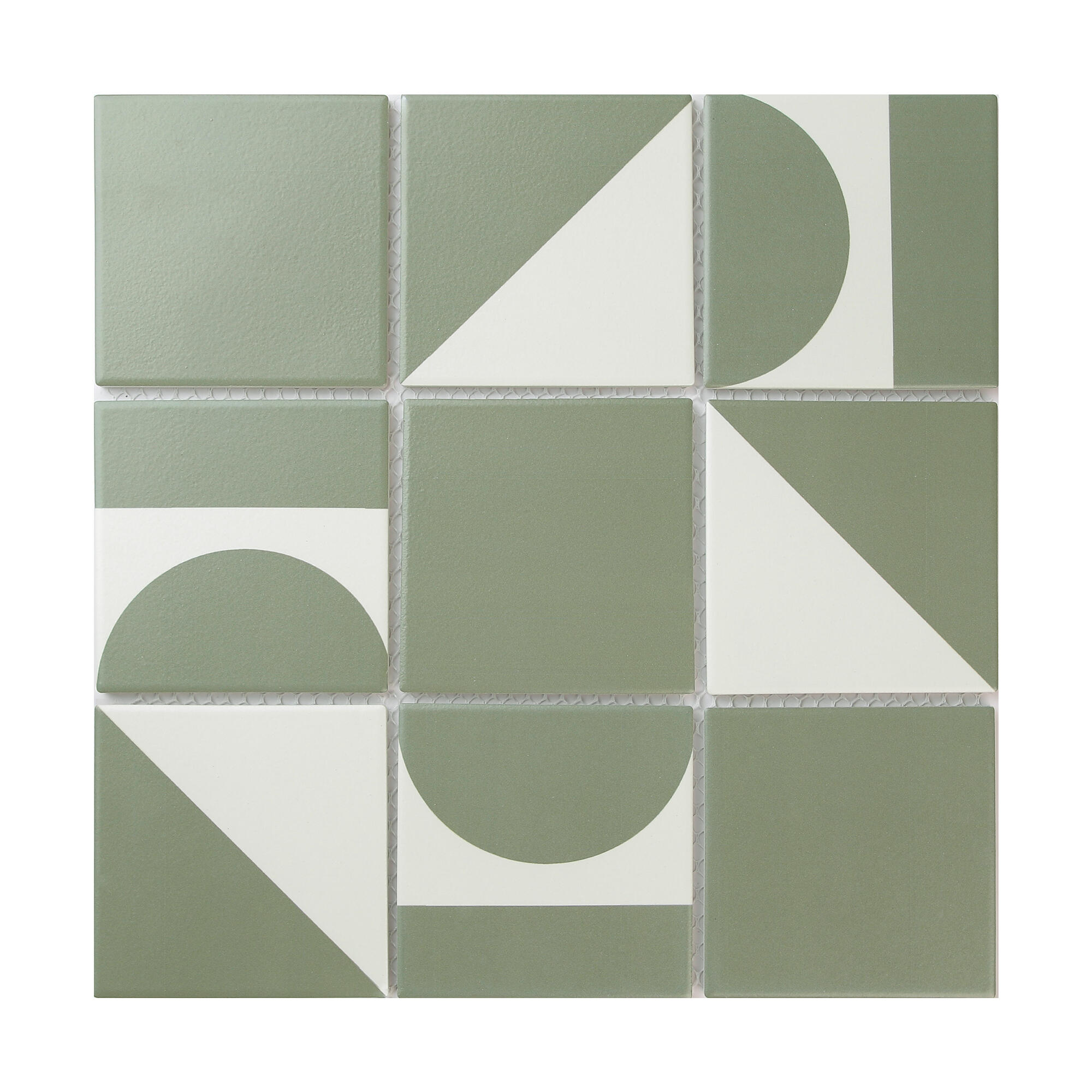 Mozaika Callune White&amp;Green 29.2 X 29.2 Artens