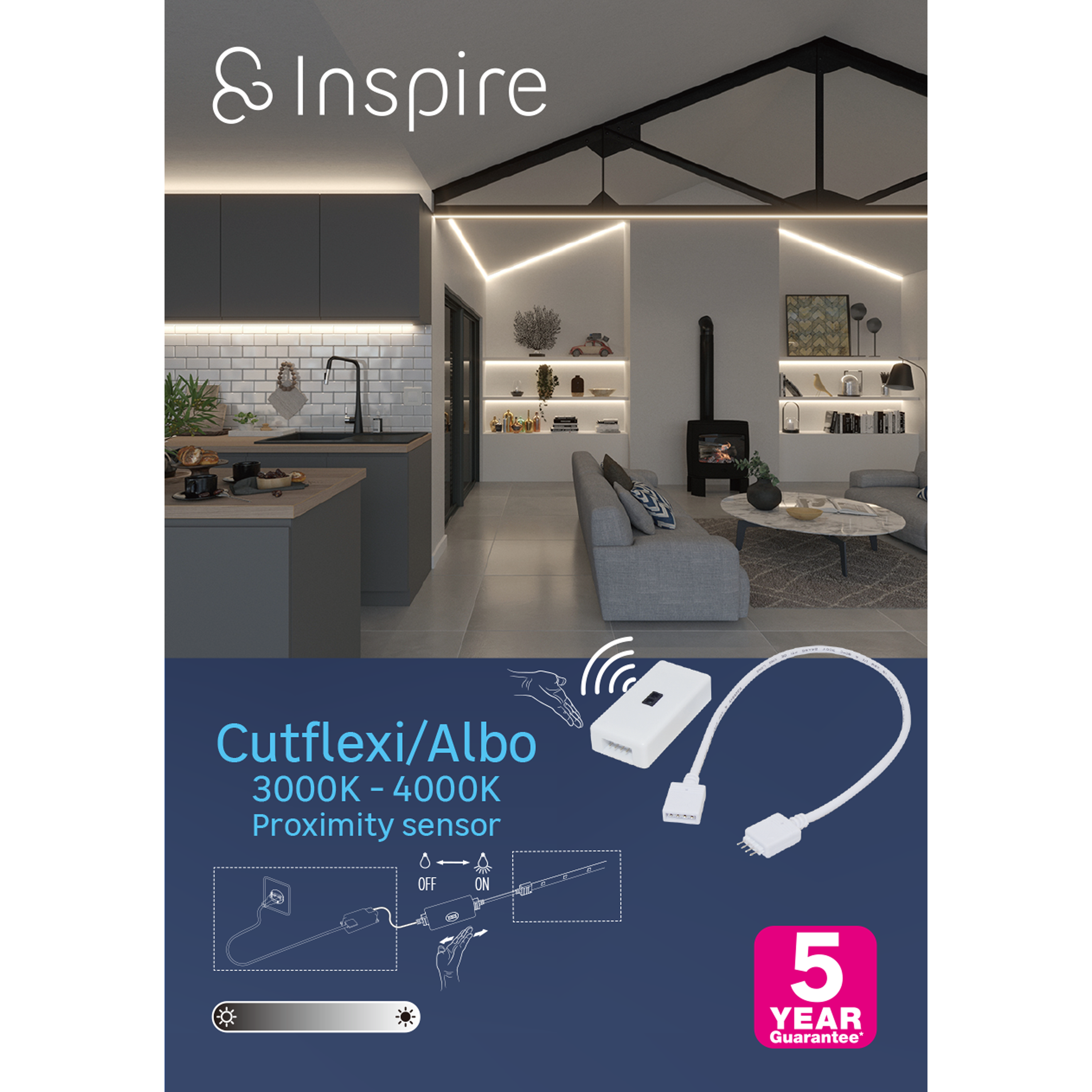 Détecteur de proximité pour ruban LED Cutlfexi INSPIRE - 3