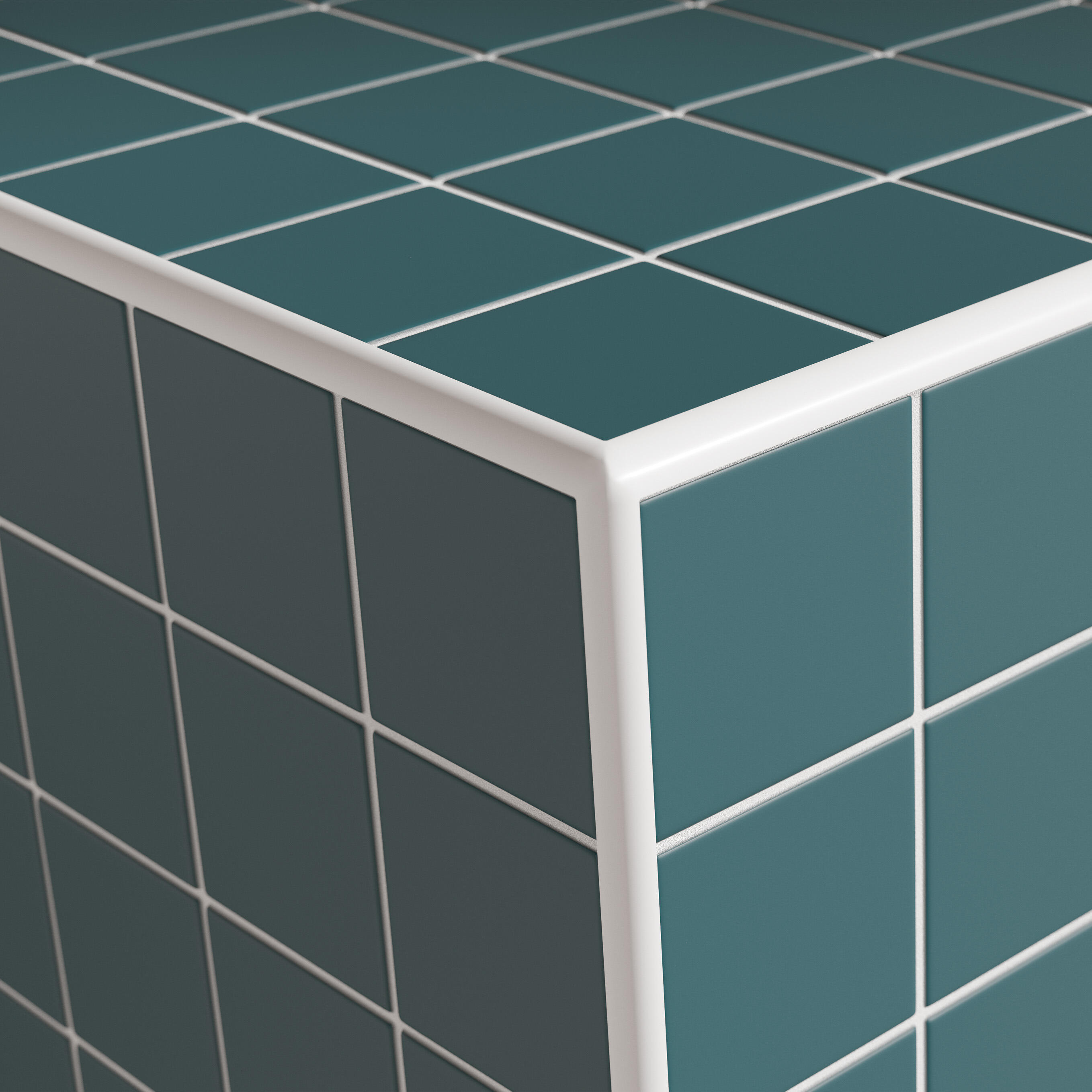 1 plaque de mosaïque Kiel porcelaine vert 30.3 x 30.3 cm ARTENS - 5