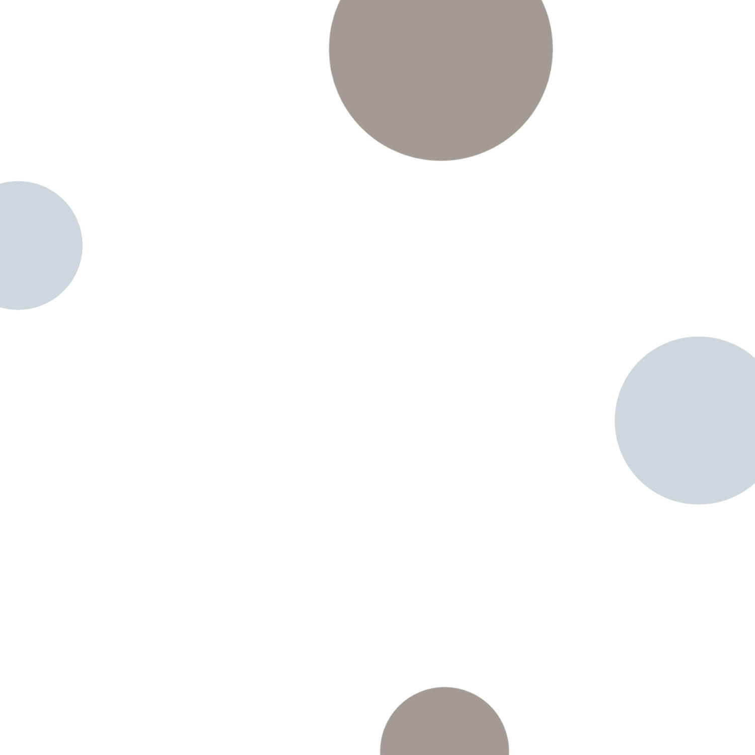 Papier peint intissé Babyland big pois bleu acier - 3