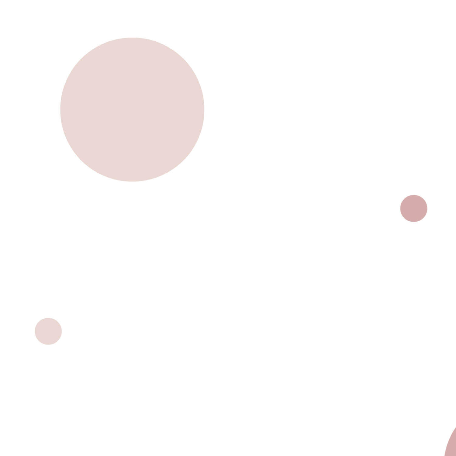 Papier peint intissé Babyland big pois blanc, rose - 2