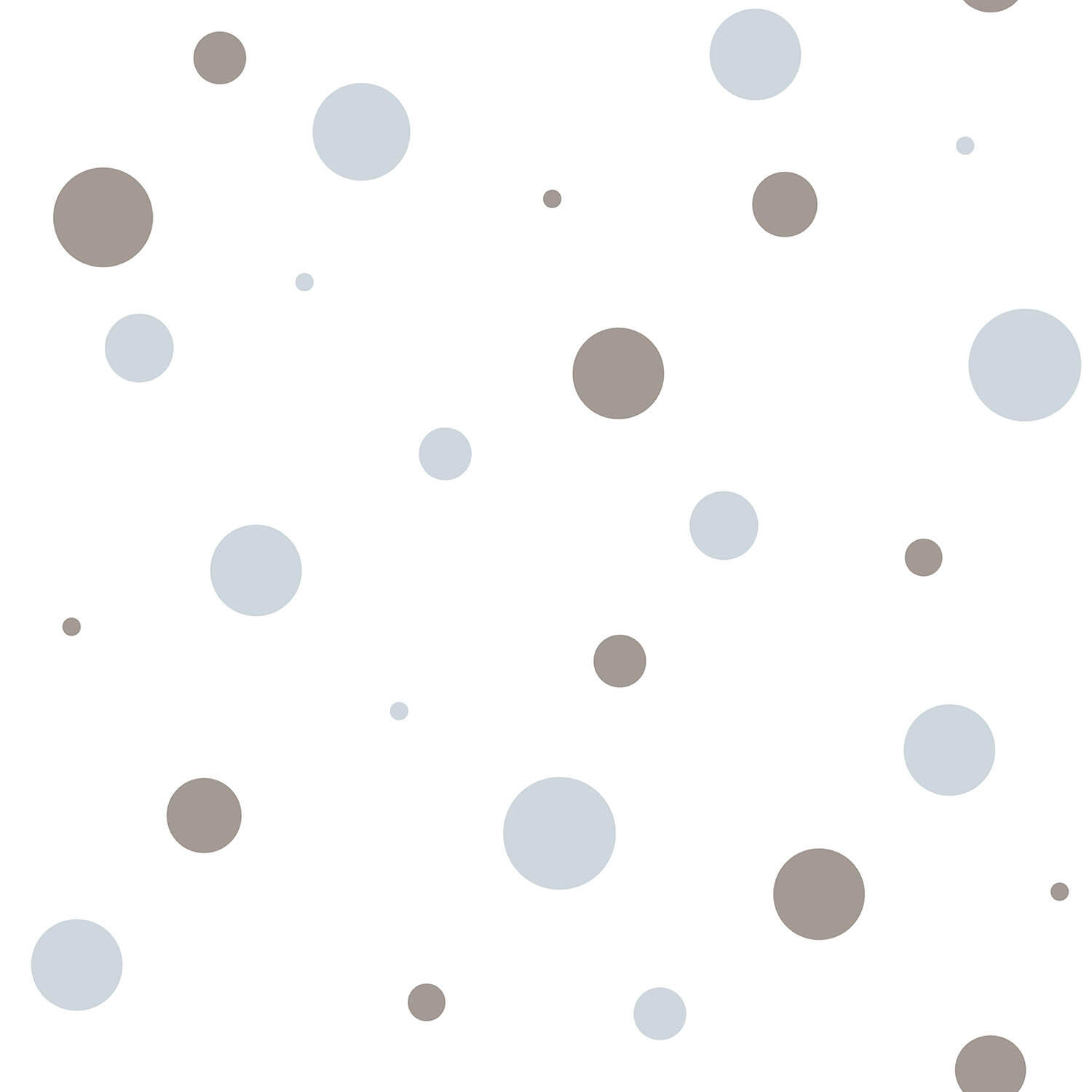 Papier peint intissé Babyland big pois bleu acier - 2