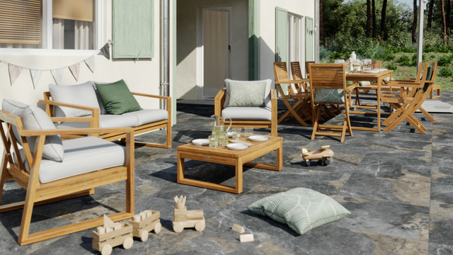 Muebles exterior madera
