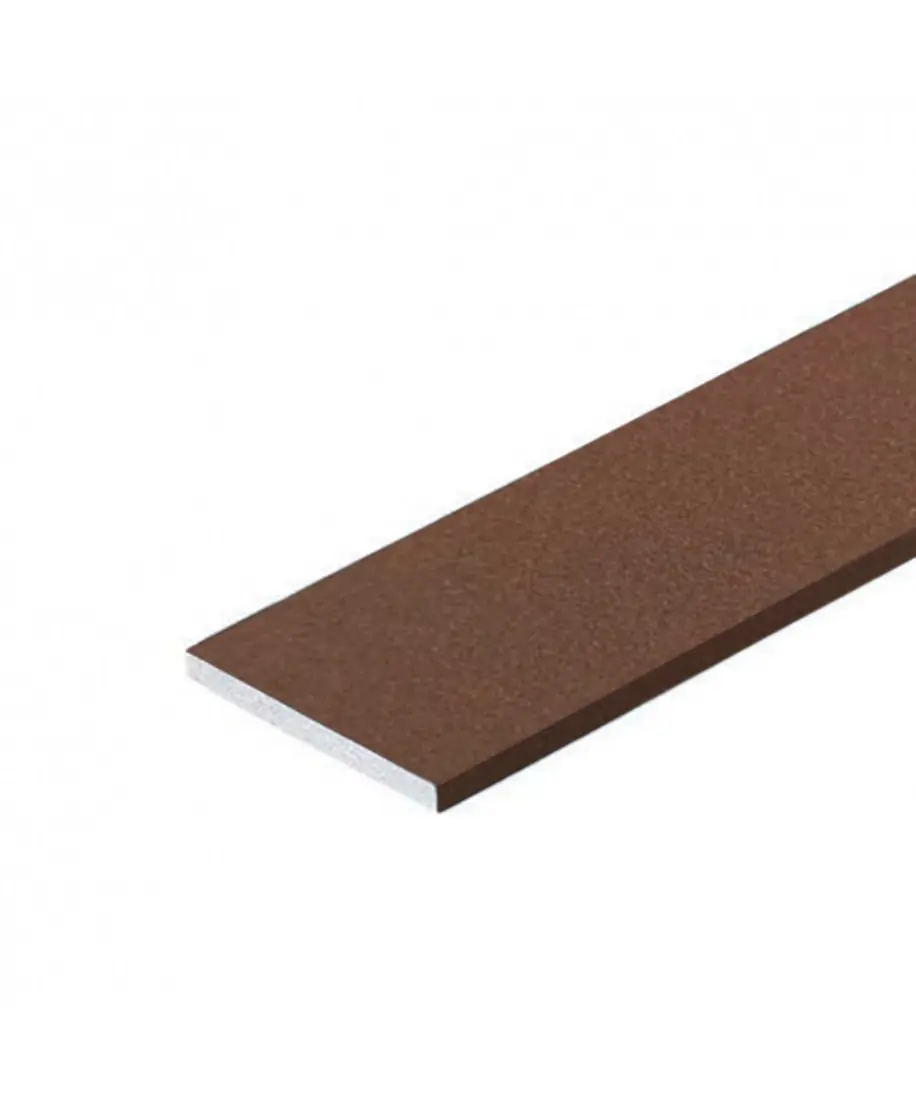 Kit de 3 cubrejuntas color óxido de 60x3x2100/900mm (anchoxespesorxlongitud)