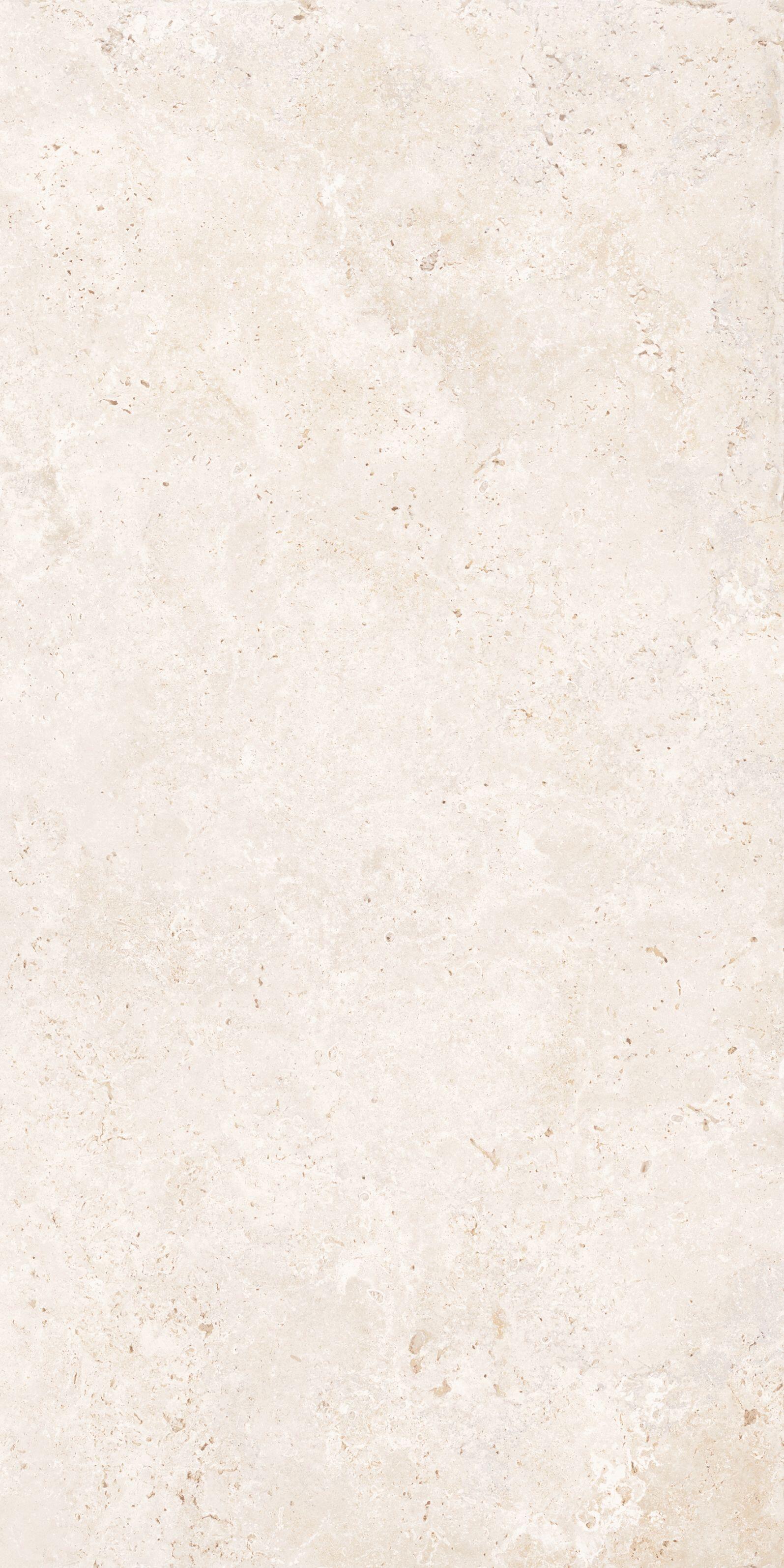 Carrelage mur/ sol intérieur effet travertin blanc Avertino l.60 x L.120 cm - 2
