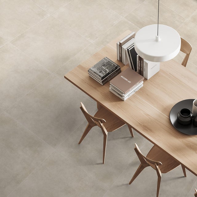 Piastrella da pavimento interno in gres porcellanato 80.2 x 80.2 cm rettificato smaltato sabbia opaco Jumbo R9 traffico intenso (pei 4/5) Sp. 8.2 mm 1.29 mq