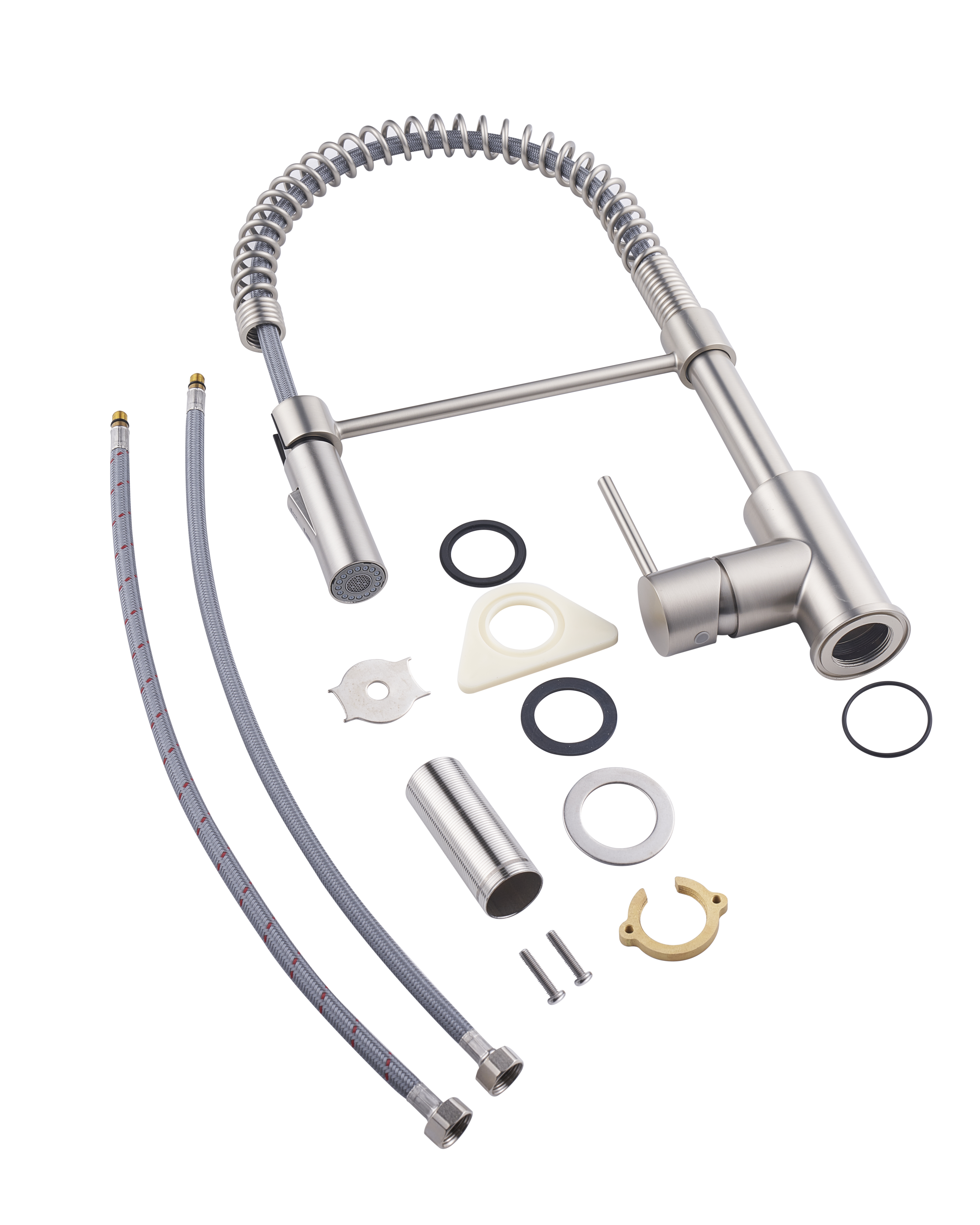 Mitigeur de cuisine avec douchette DELINIA Tomas gris - 7