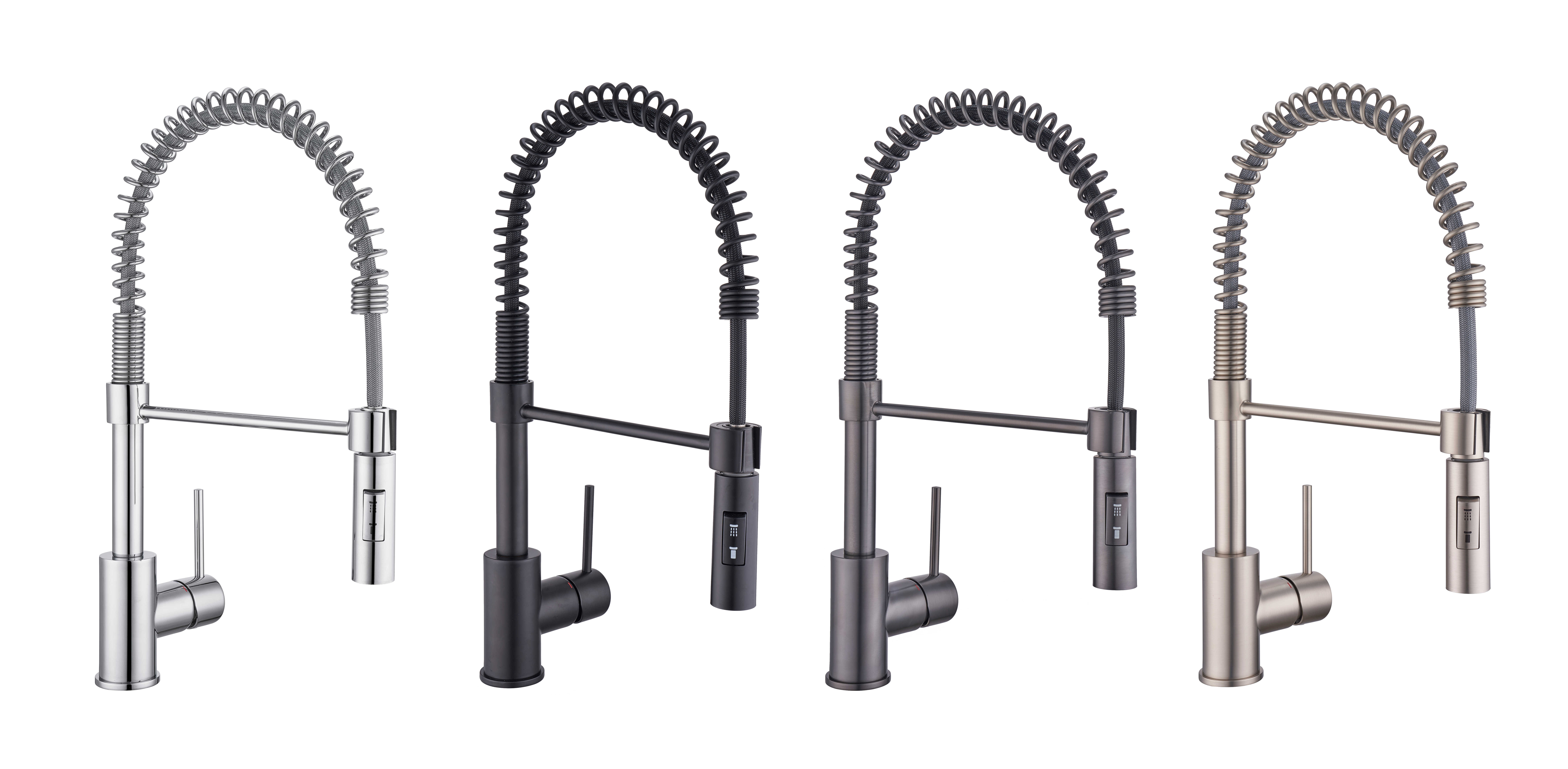 Mitigeur de cuisine avec douchette DELINIA Tomas noir - 4