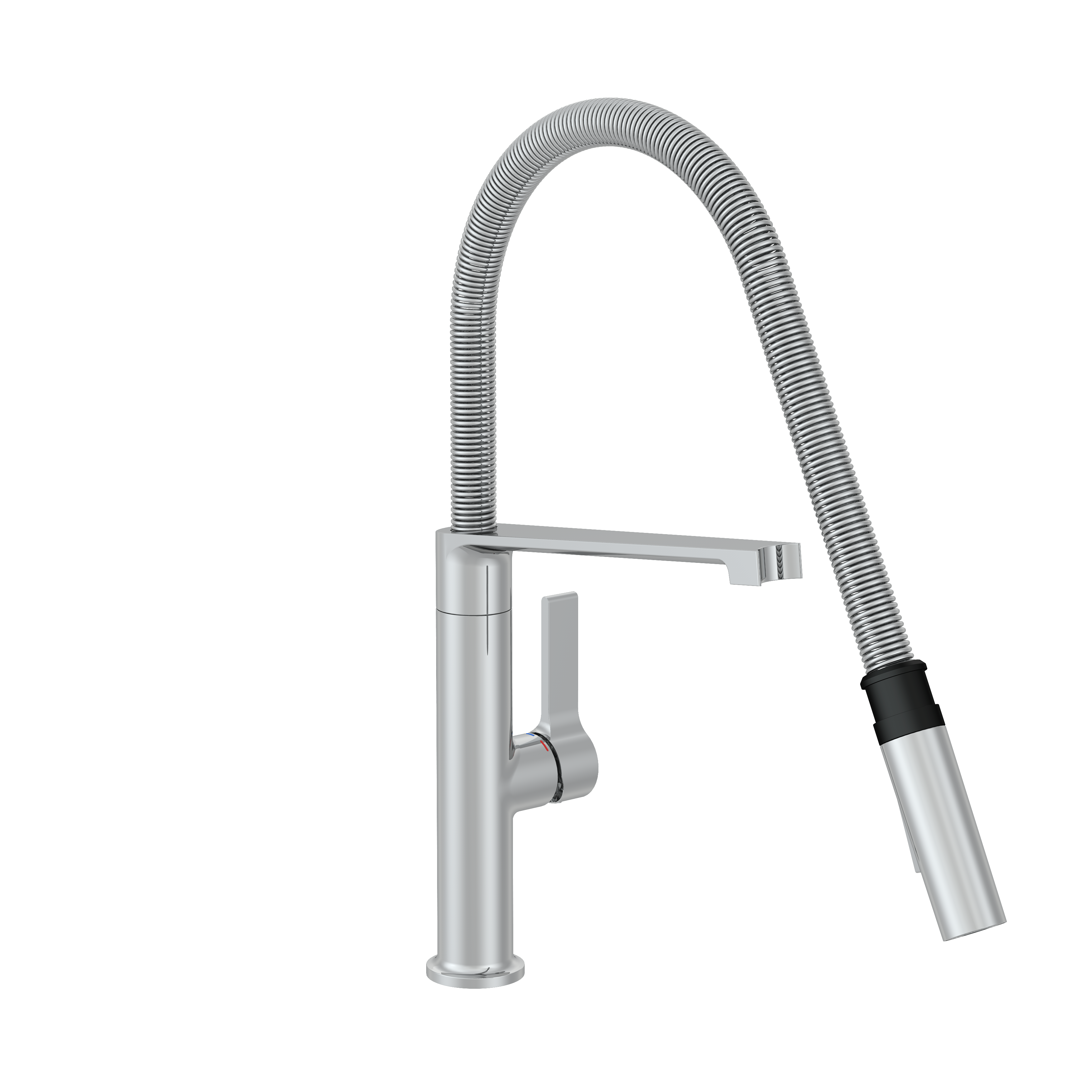 Bateria kuchenna z wyciąganą wylewką U 49 cm Deli Olly Chrom Delinia - 6
