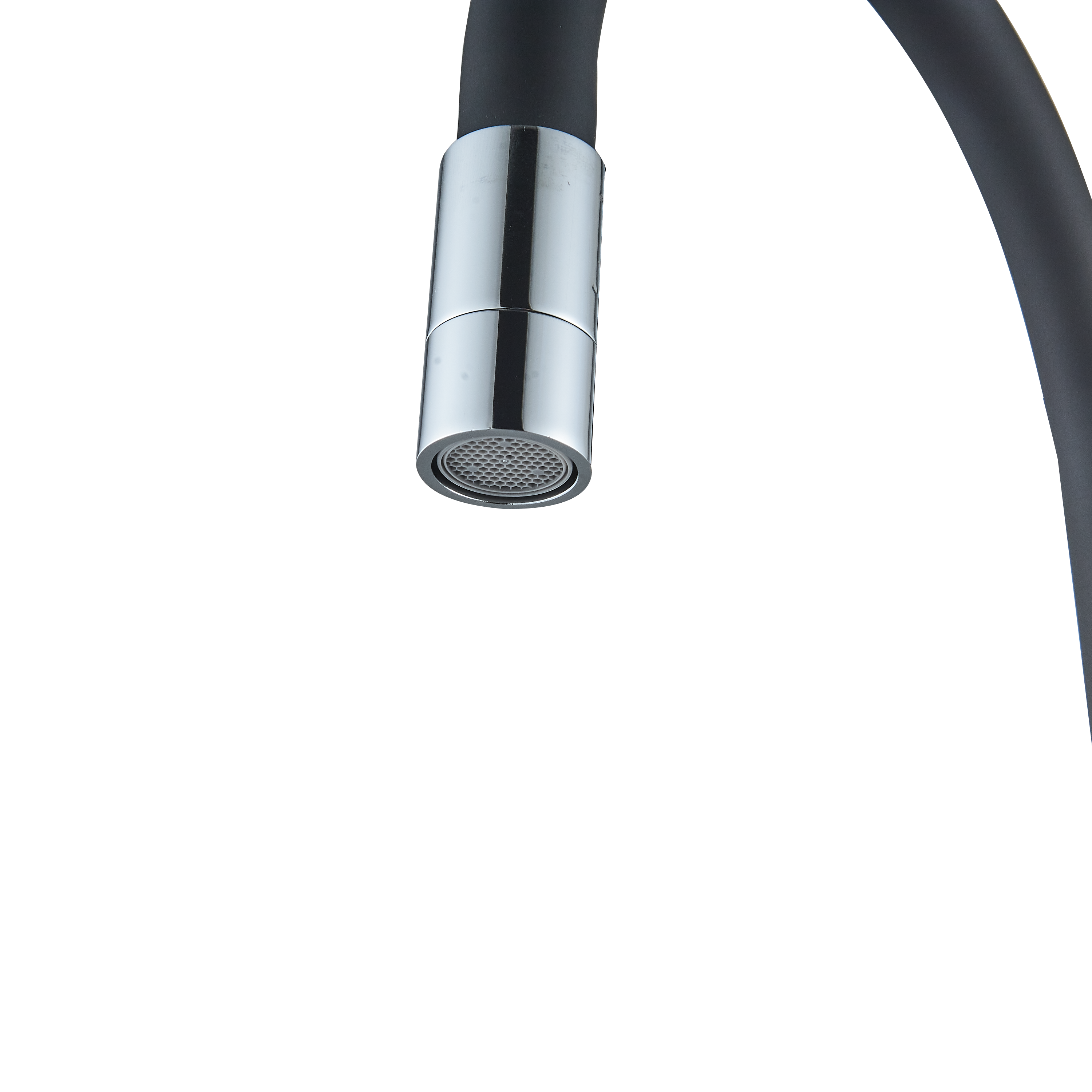 Robinet de cuisine avec bec flexible DELINIA Eleki noir / chrome - 6