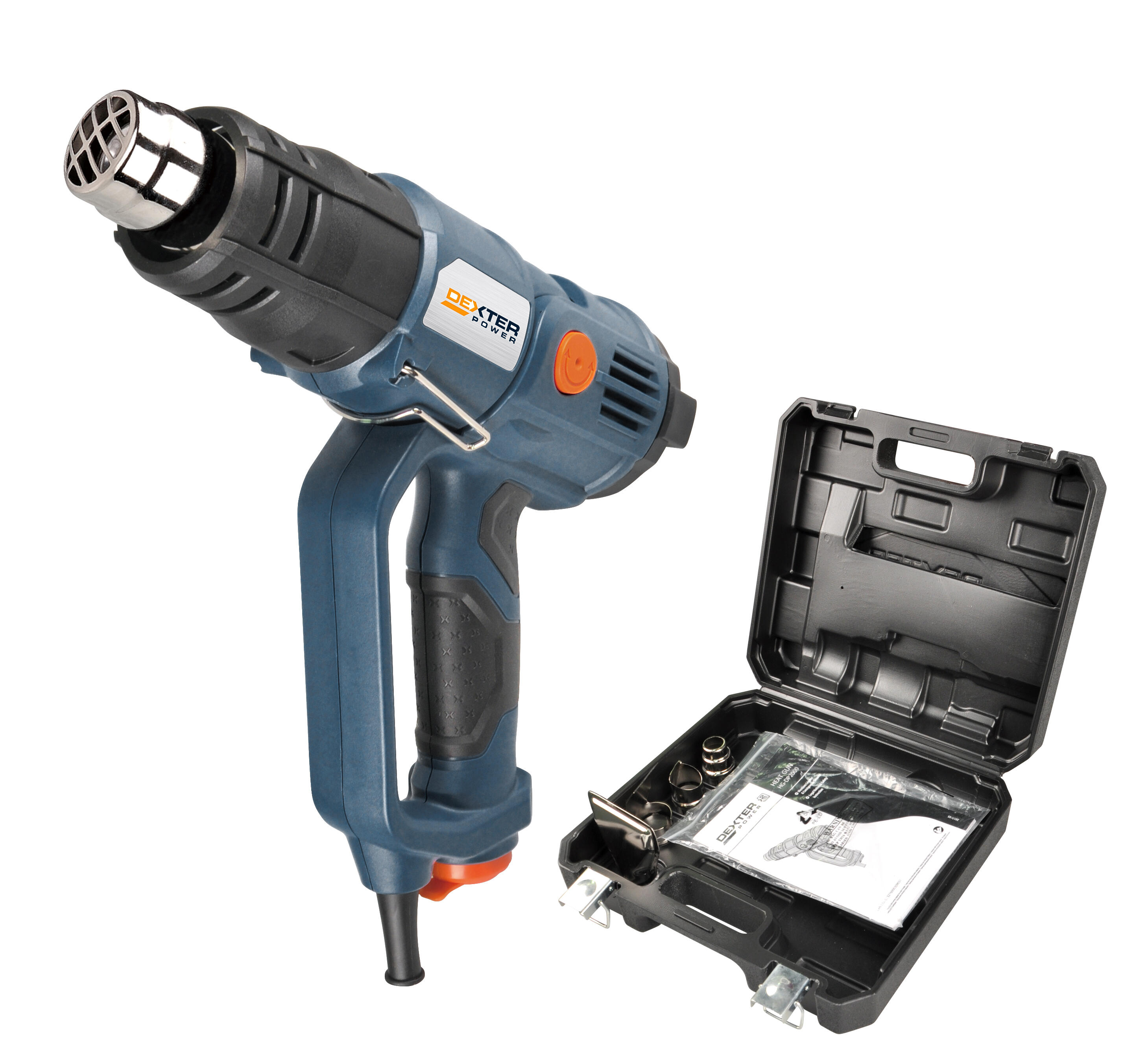 Soprador de ar quente 2000 W 50-600 ºC Dexter Power - 10