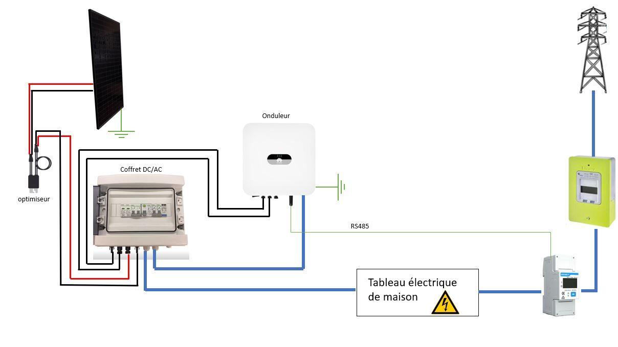 Inversor de rede monofásico 5KW Huawei Sun 2000 - 4