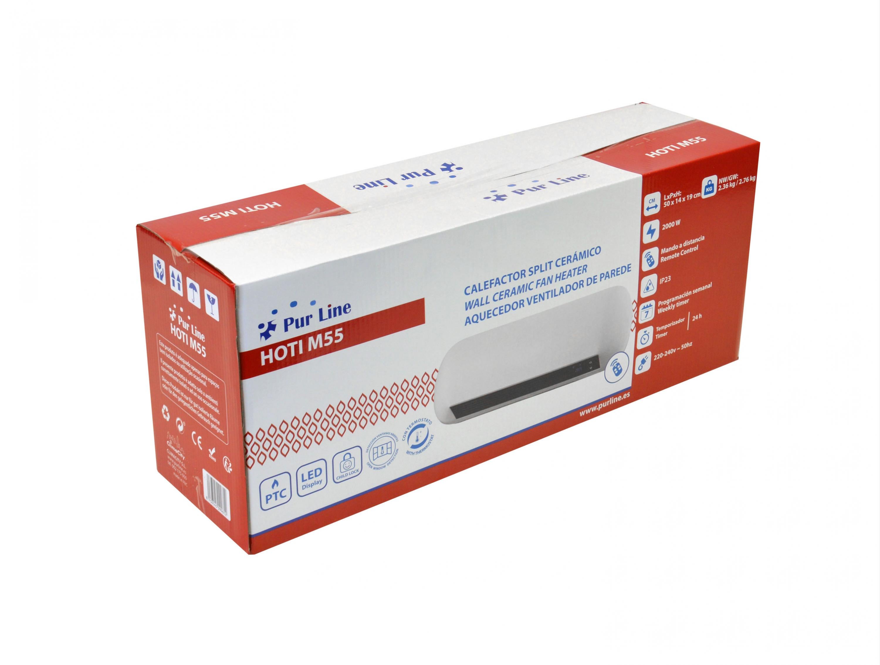 Aquecedor Split de parede M55 Hoti - 11