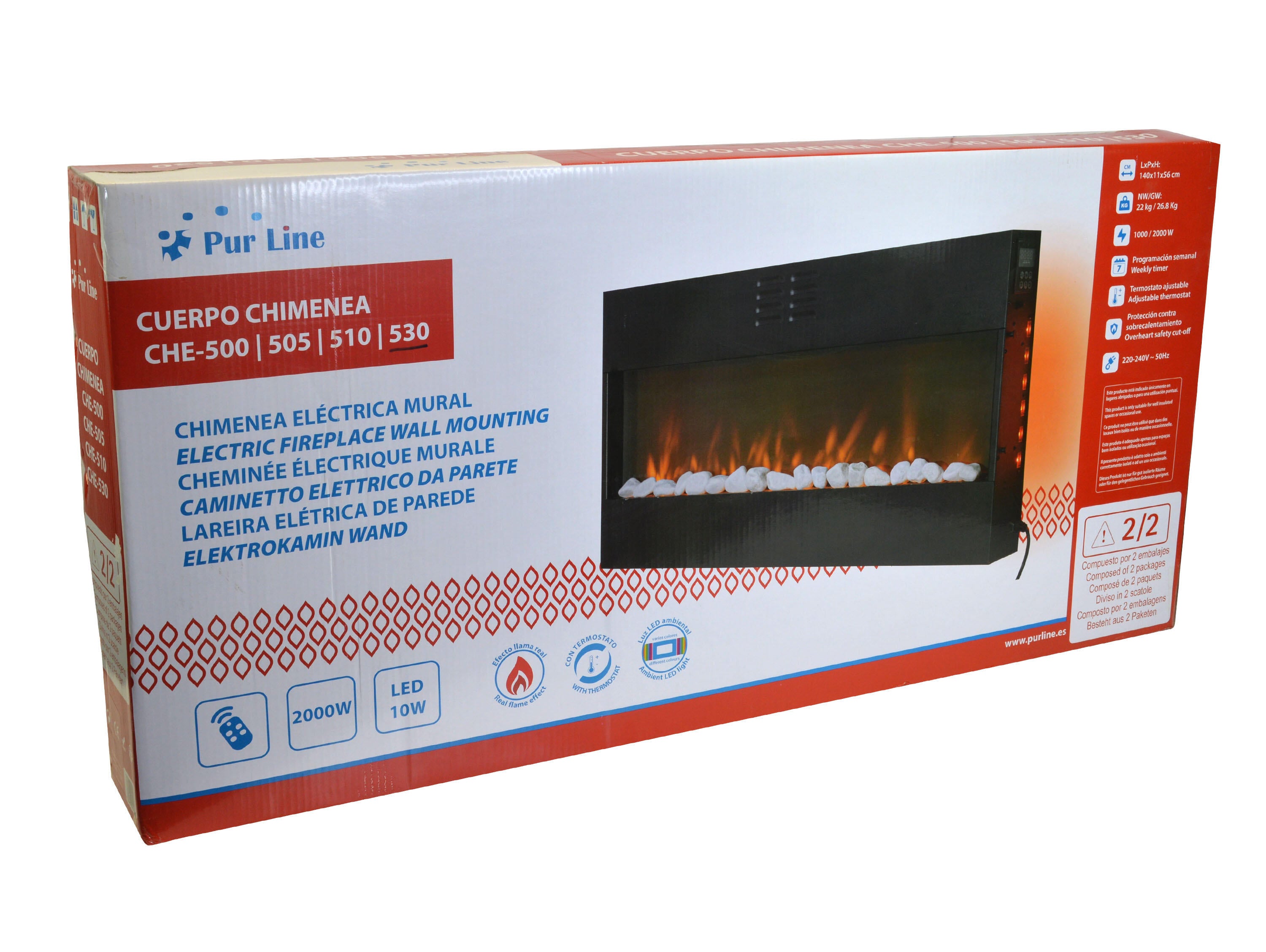Cuerpo calefactor para frontales de chimenea CHE-5XX - 5