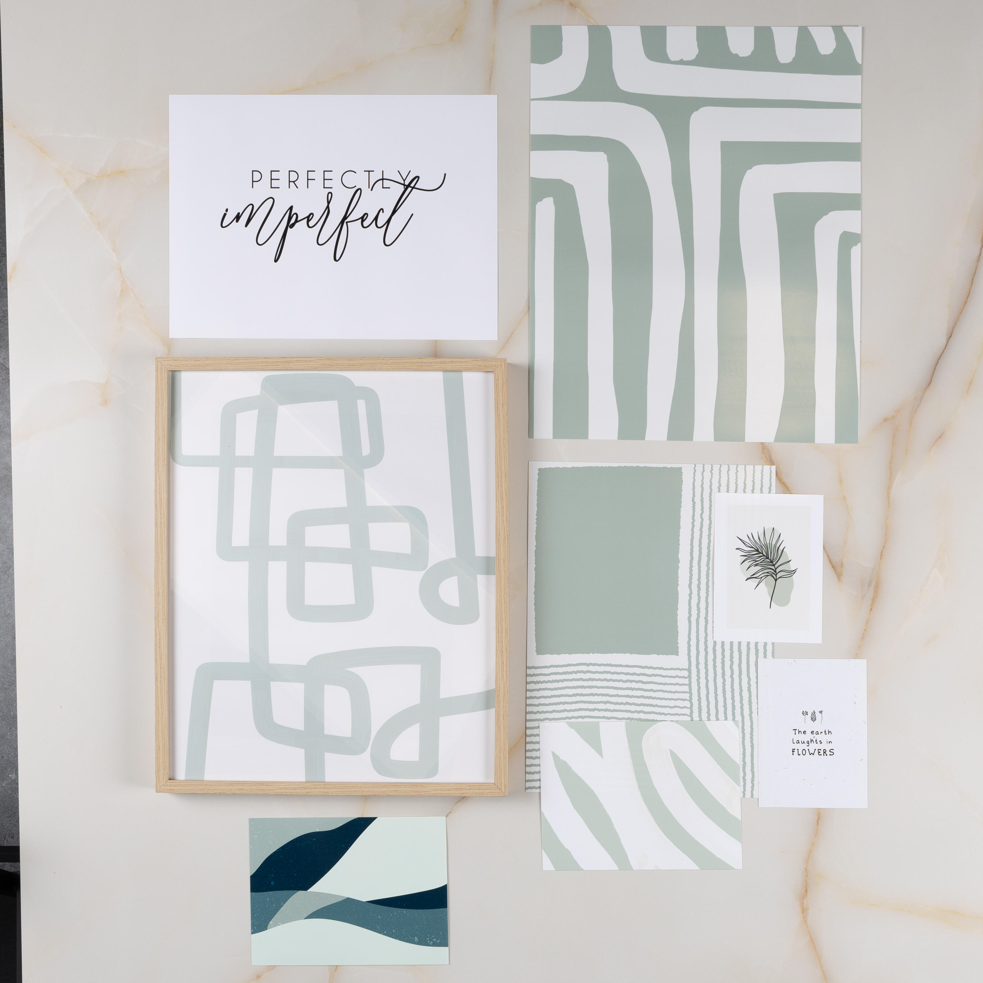 Set de 8 láminas Perefectly Imperfect 70 x 50 cm - 12