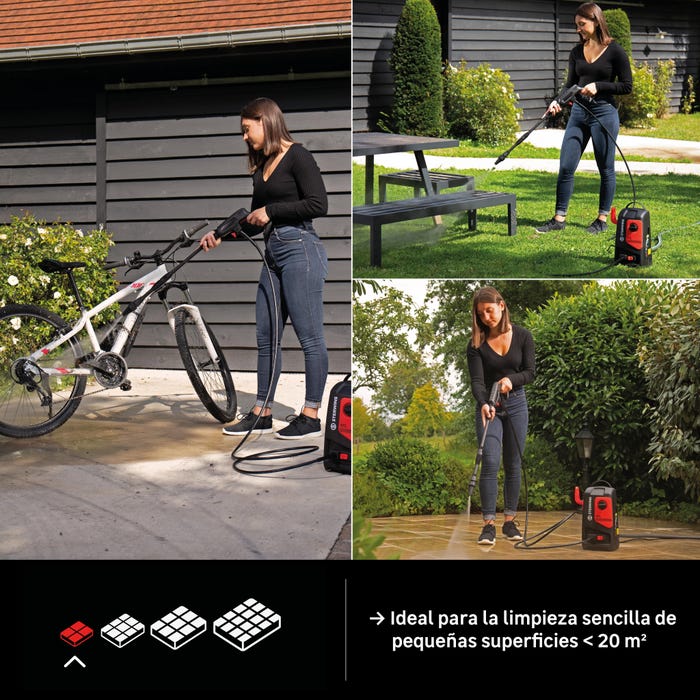 Fácil de usar, cómodo de mover y almacenar
