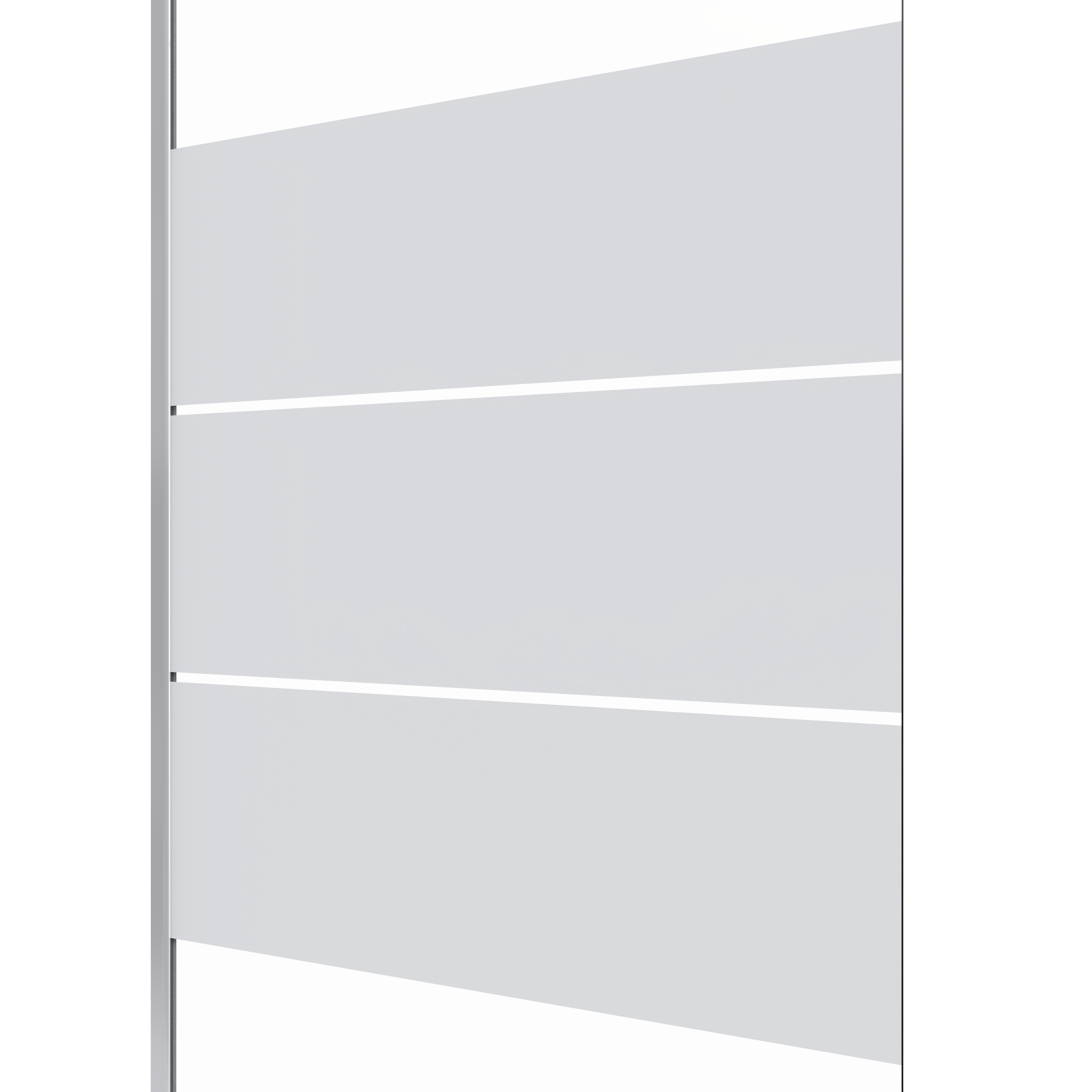 Painel de duche fixo 100x195 cm serigrafado e cromado Easy - 5