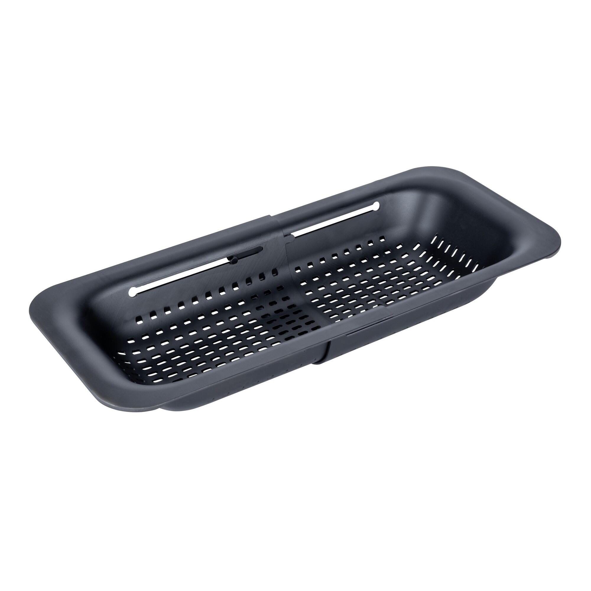 Escurridor extensible wenko negro 36,5-50 x 7 x 20 cm