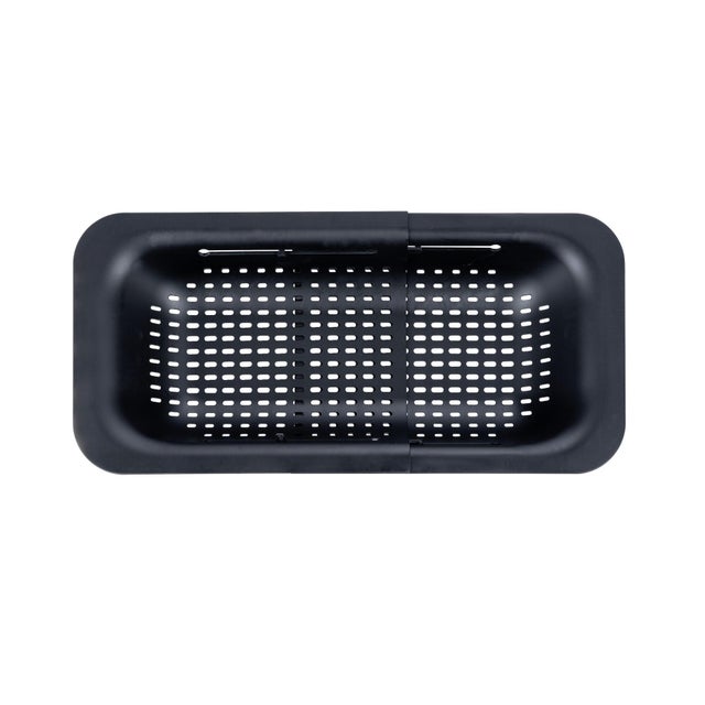 Escorredor extensível plástico preto 36,5-50x20x7 cm Wenko