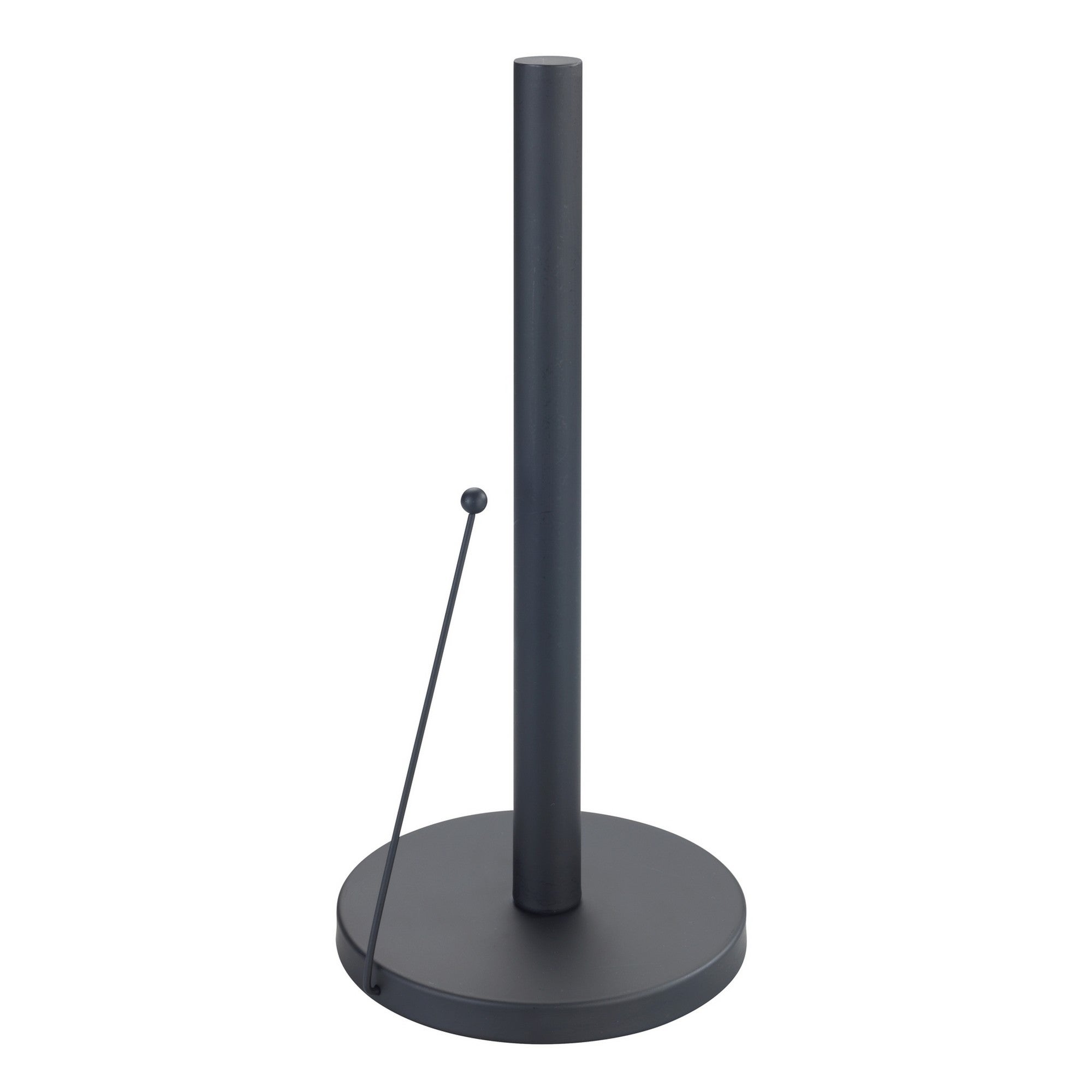 Portarrollo wenko de acero inoxidable negro 15x33x15cm