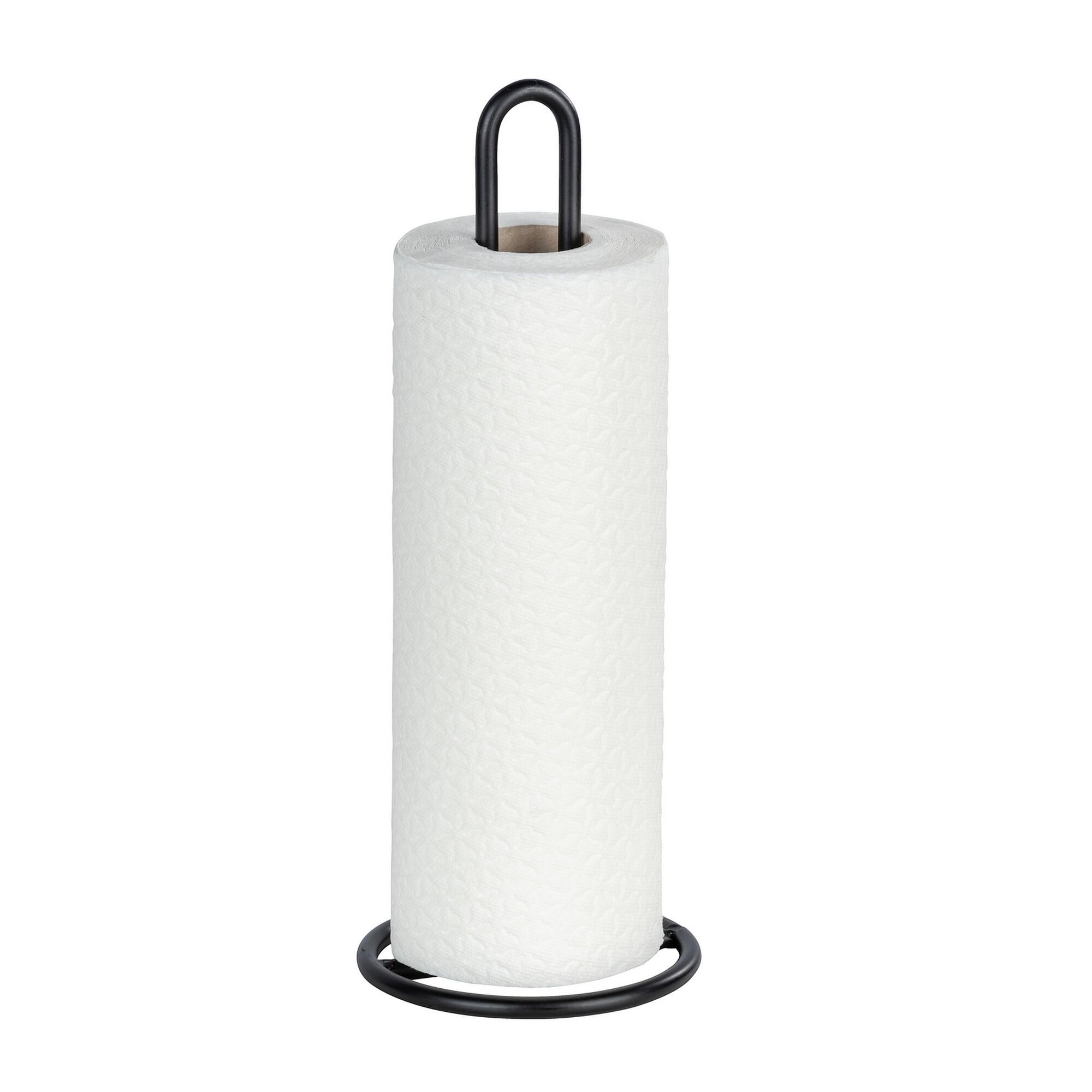 Portarrollo de cocina de acero negro 12.5x32.5x12.5cm WENKO - 5
