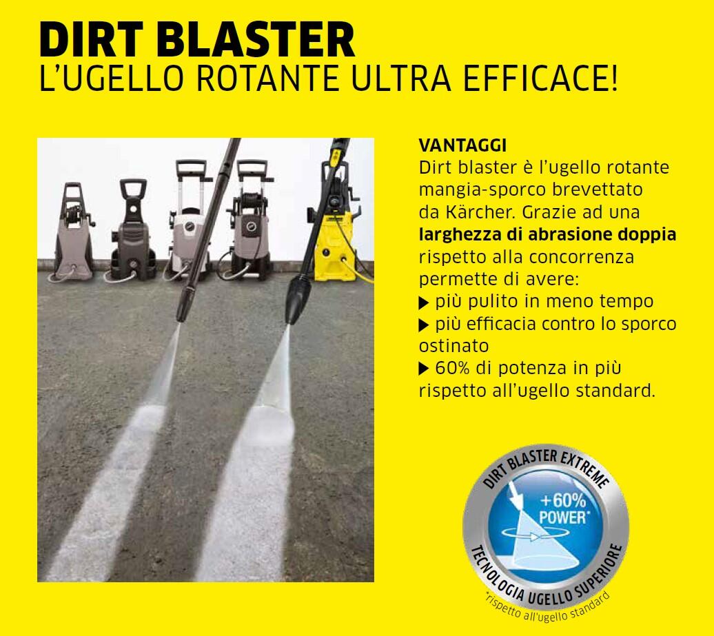 Idropulitrice ad alta pressione elettrica ad acqua fredda KARCHER K 5 Black 500 l/h 145 bar - 12