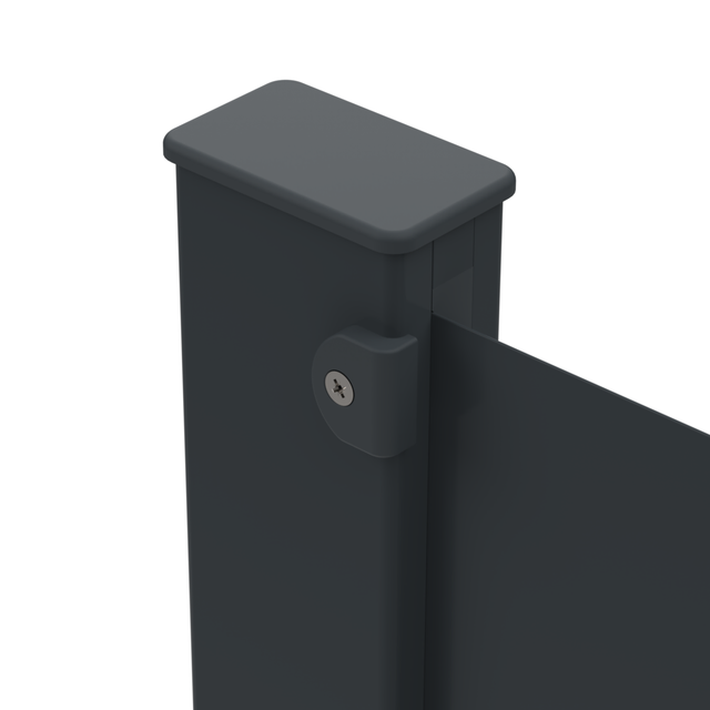 Lot de 2 pièces aluminium antivol Klos up! gris zinc