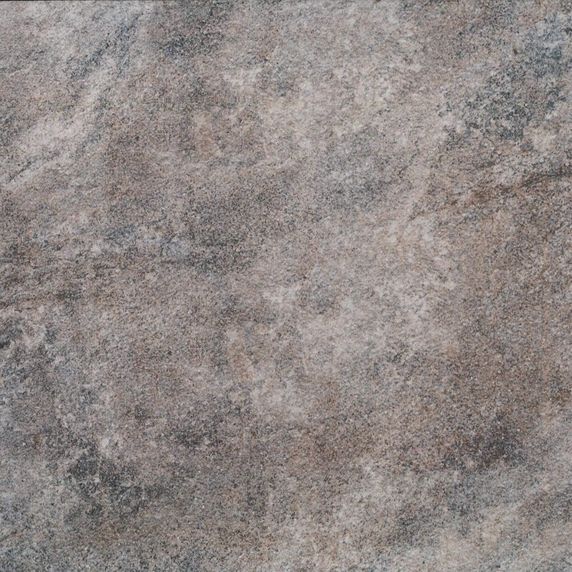 Piastrella da pavimento esterno in gres porcellanato 34 x 34 cm smaltato grigio opaco Step R10 traffico intenso (pei 4/5) Sp. 8.5 mm 1.44 mq - 5