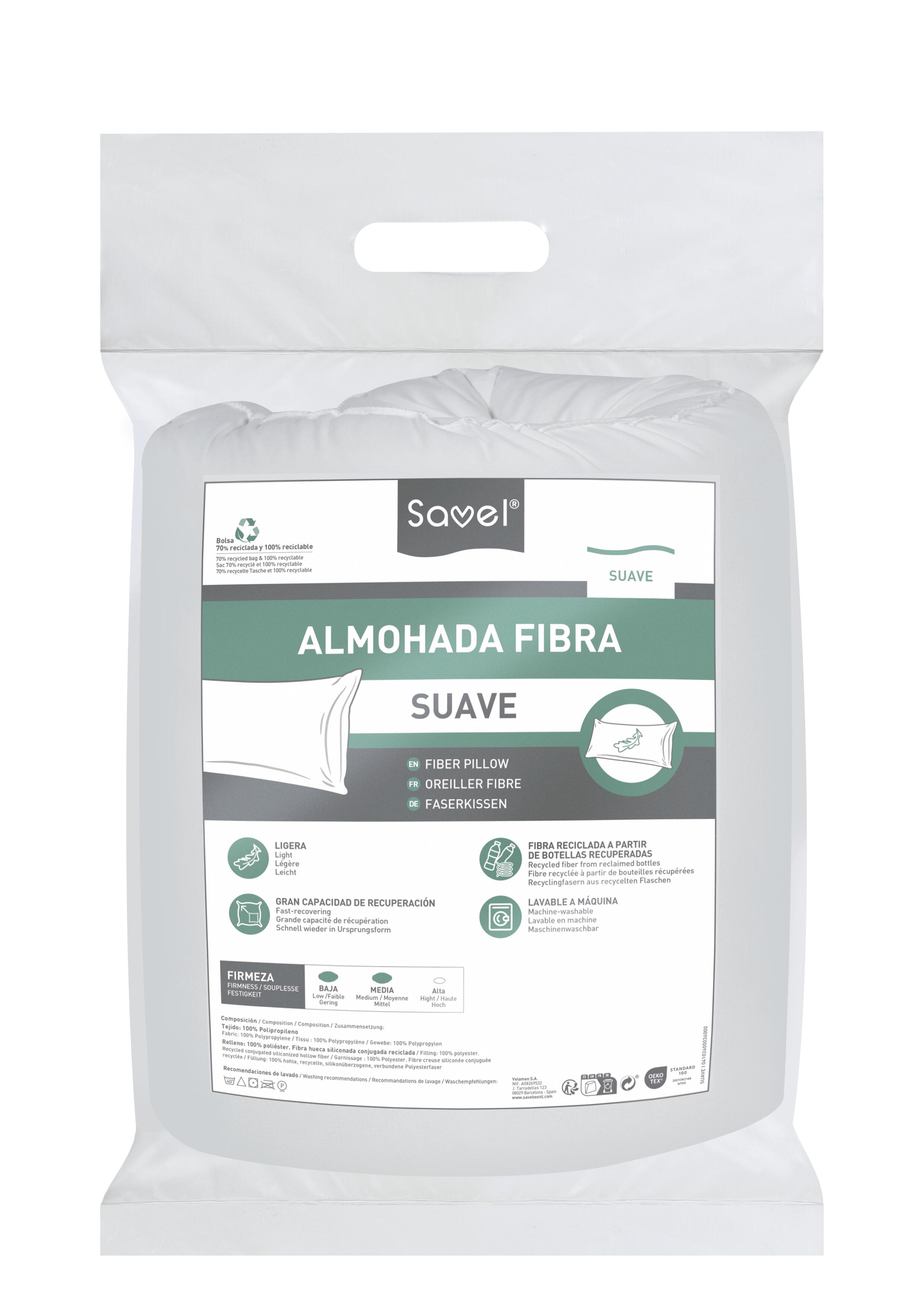 Almohada rectangular Savel poliéster Savel 40 x 135 cm - 5