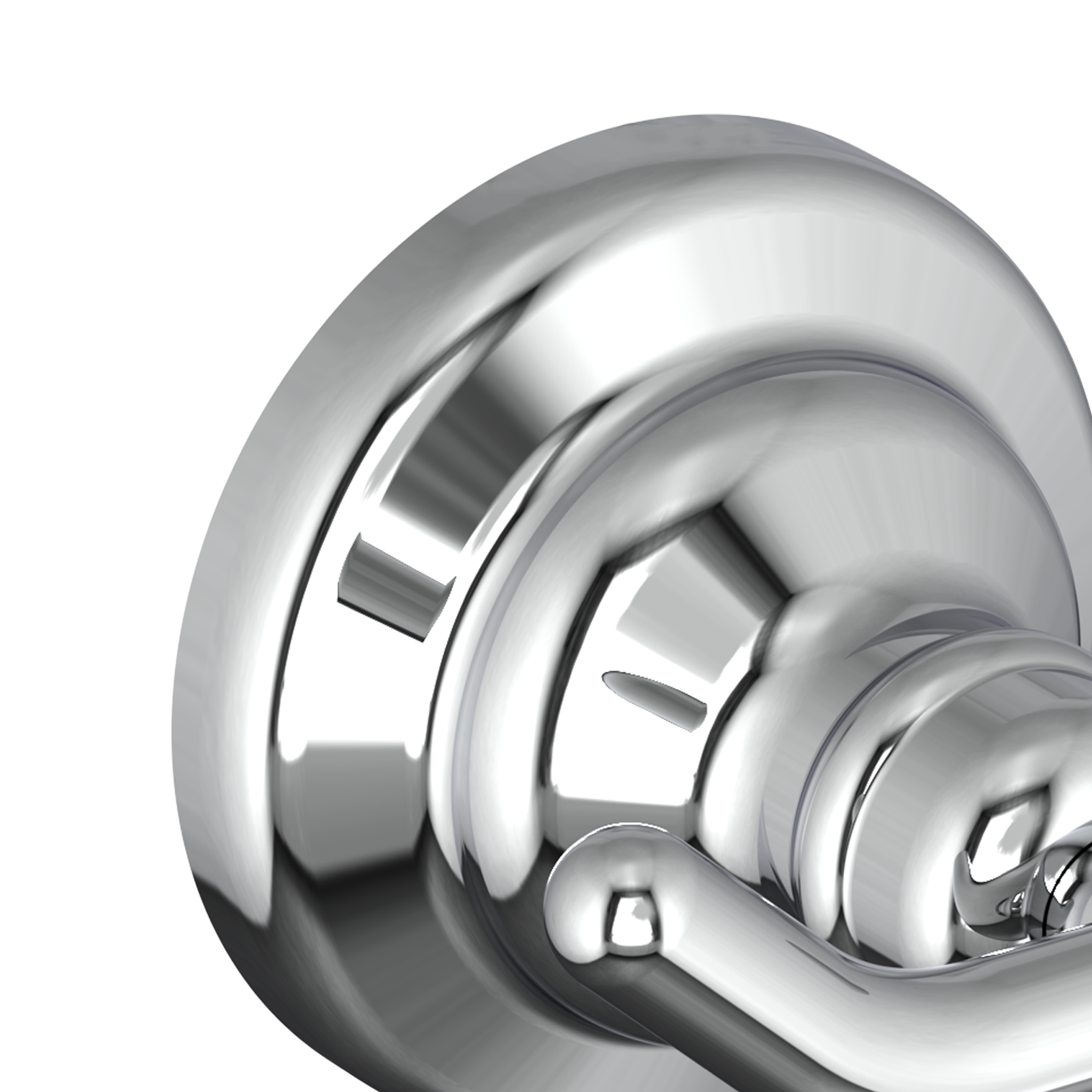 Patère à visser gris / argent Charme SENSEA - 2