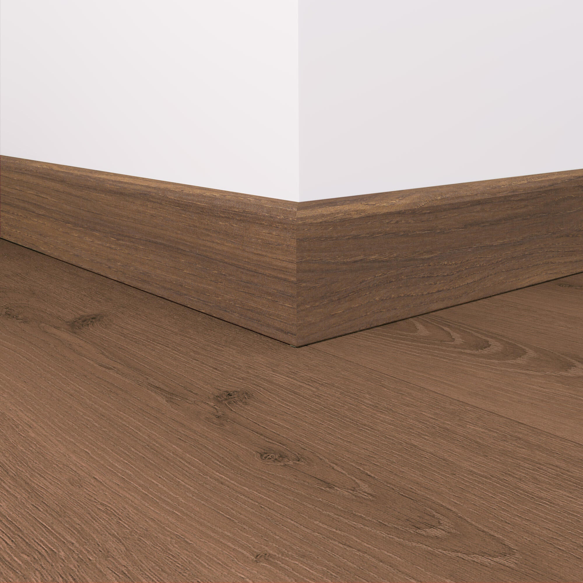 Rodapié  de mdf de 240x7.8cm marrón OSC425 ARTENS - 2