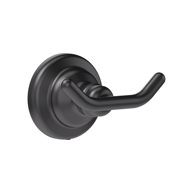 Haczyk podwójny samoprzylepny lub przykręcany Charm czarny Sensea