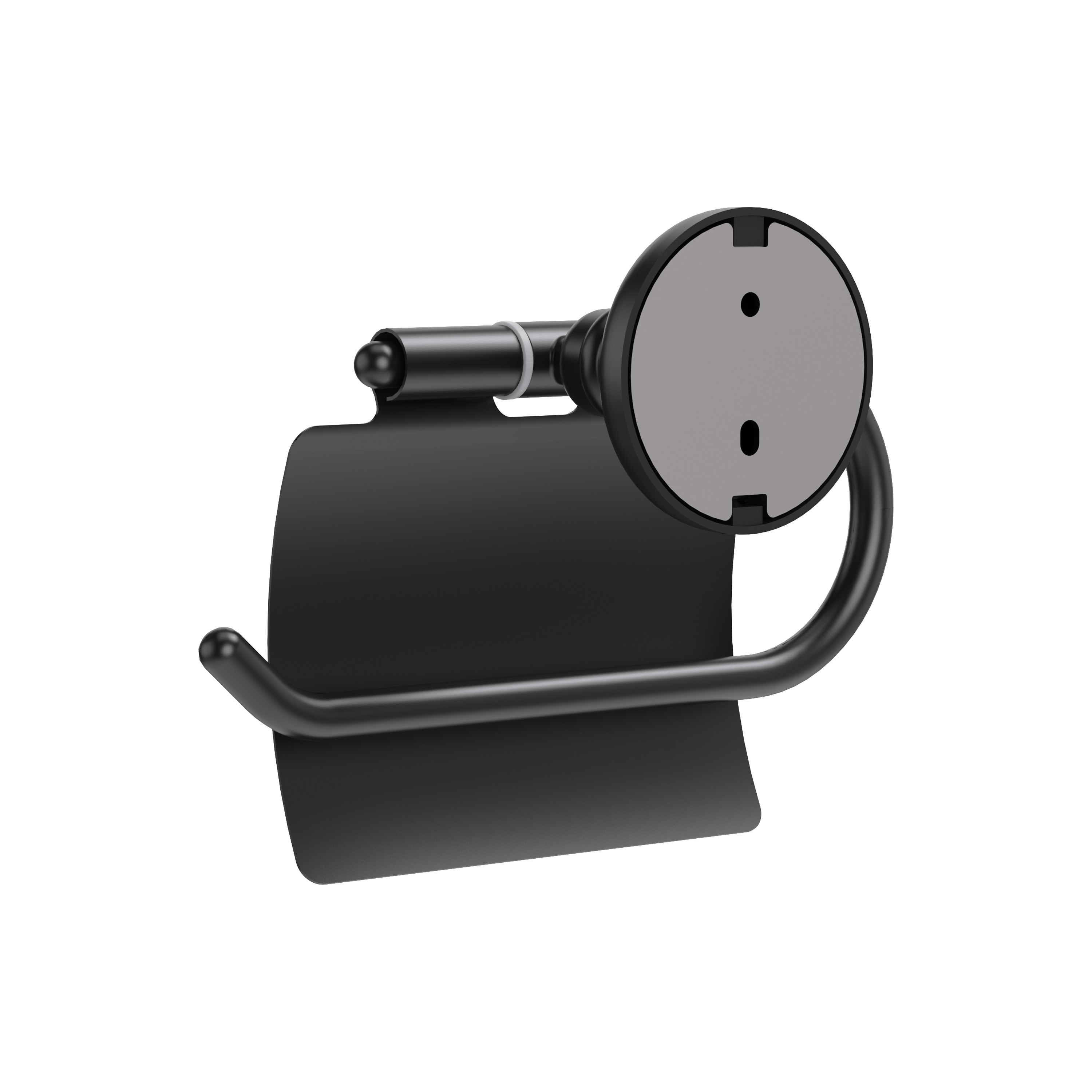 Uchwyt na papier toaletowy Charm Czarny Sensea - 3