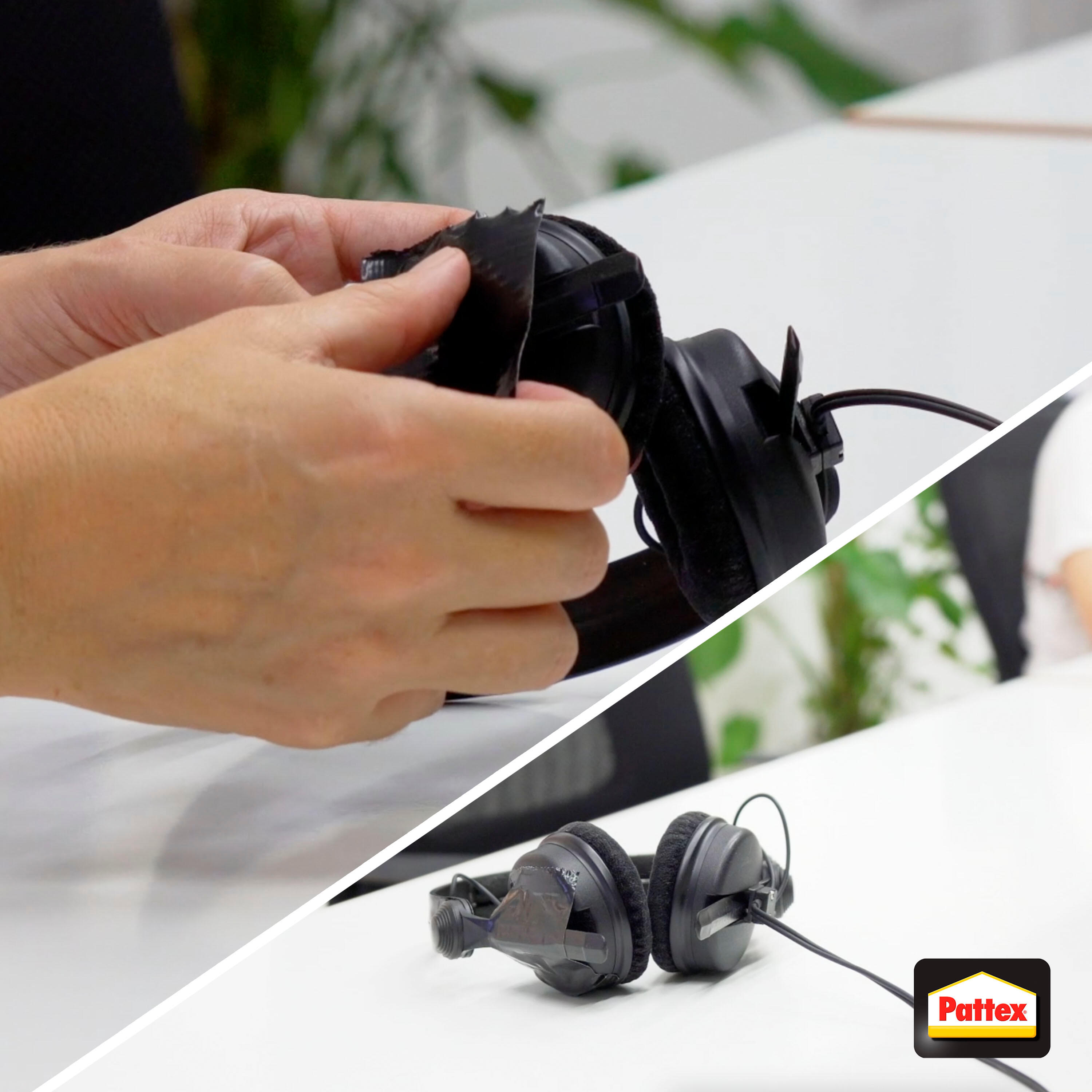 Ruban adhésif de PATTEX Power tape, face unique L.10 m x l.51 mm gris - 4