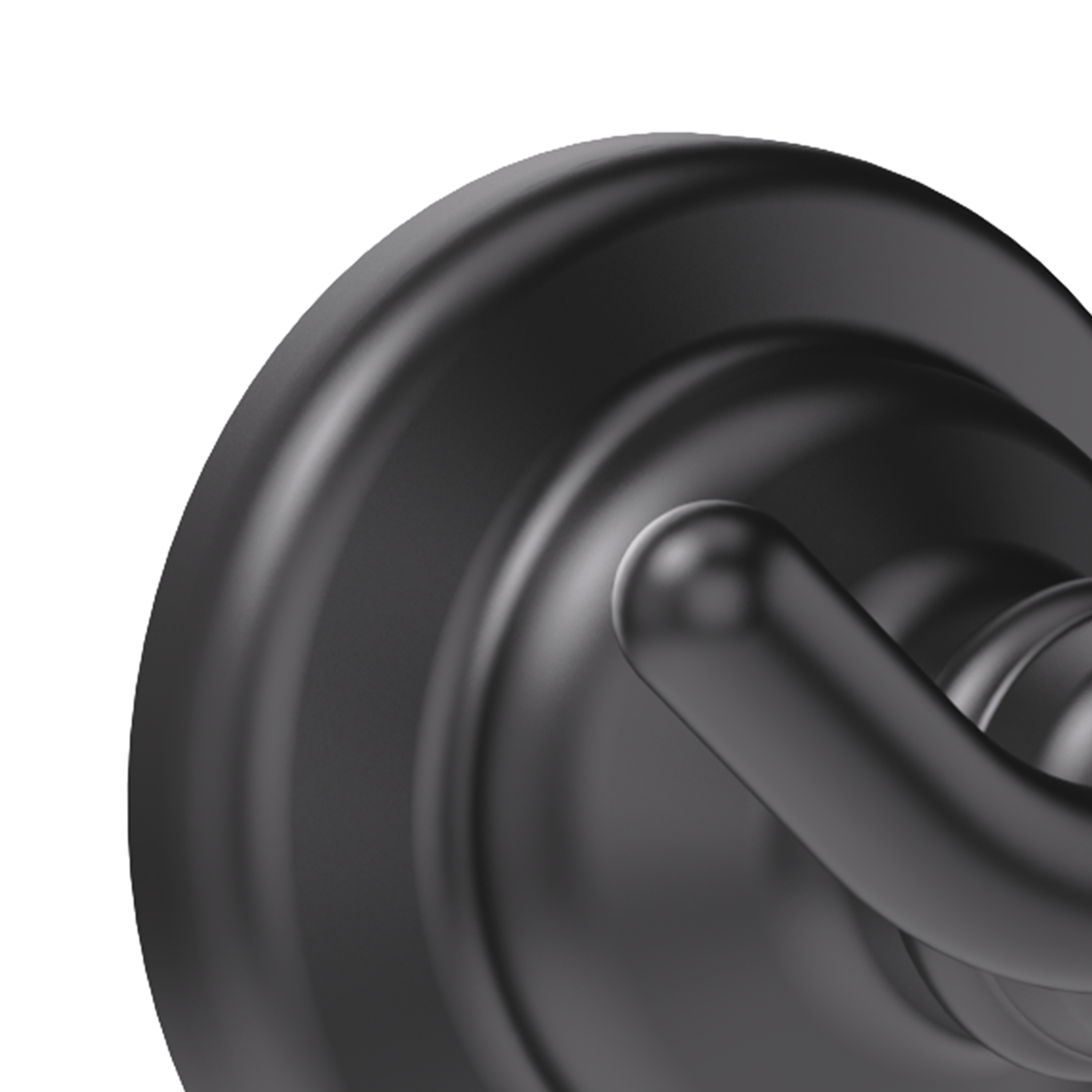 Patère à visser noir Charme SENSEA - 2