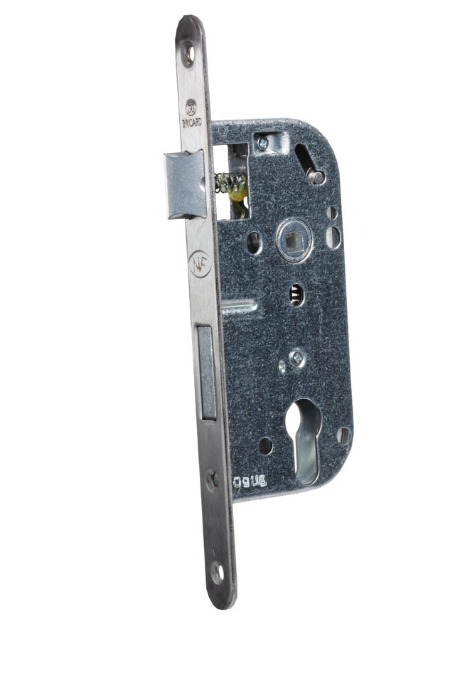 Serrure à encastrer BRICARD, à cylindre, axe 40 mm, Réversible