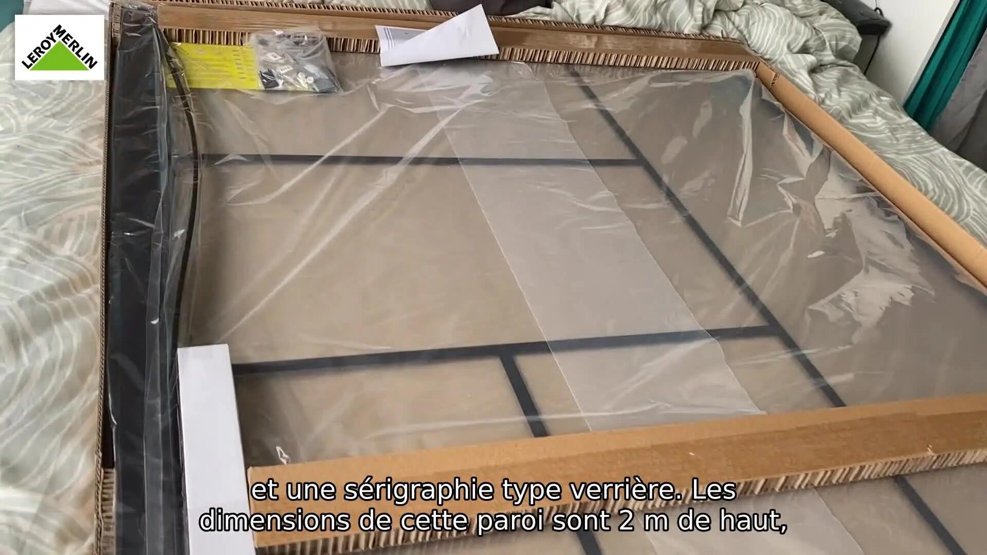 video montage paroi de douche