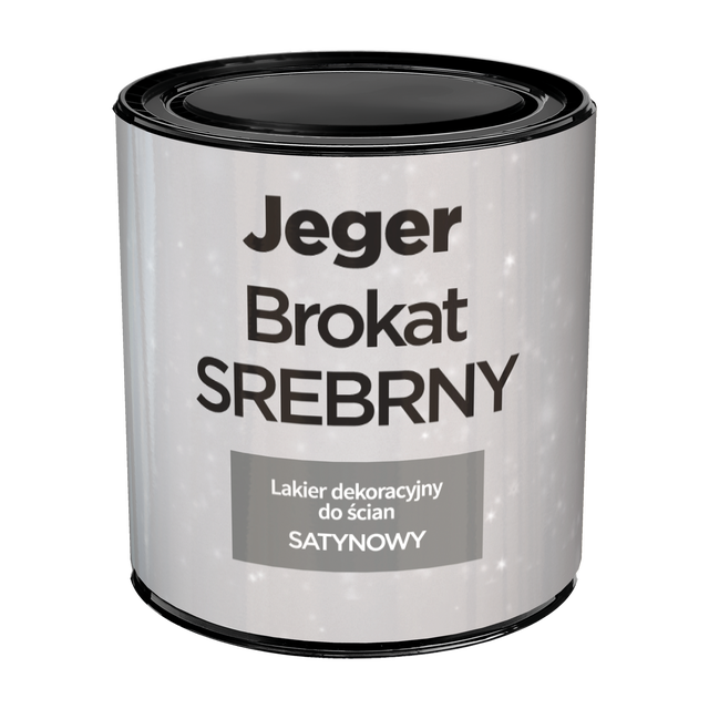 Brokat dekoracyjny srebrny  0.5 l Jeger